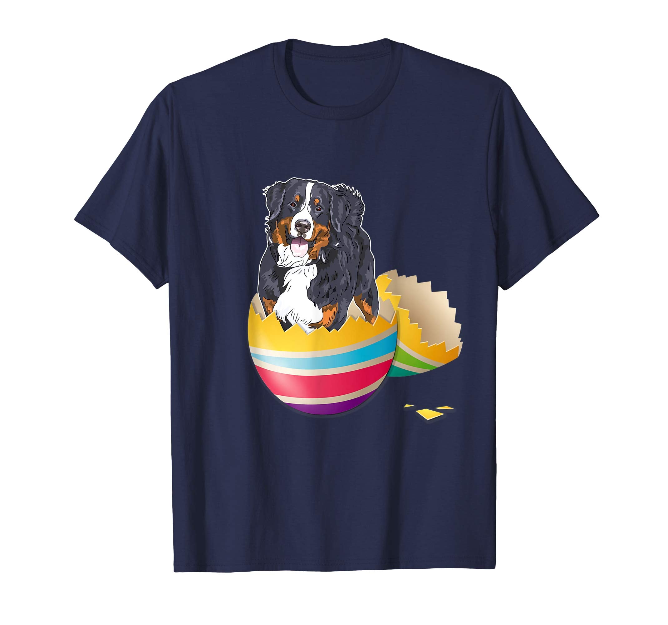 Bernese Mountain Hatching From Easter Egg Easter Day Shirt