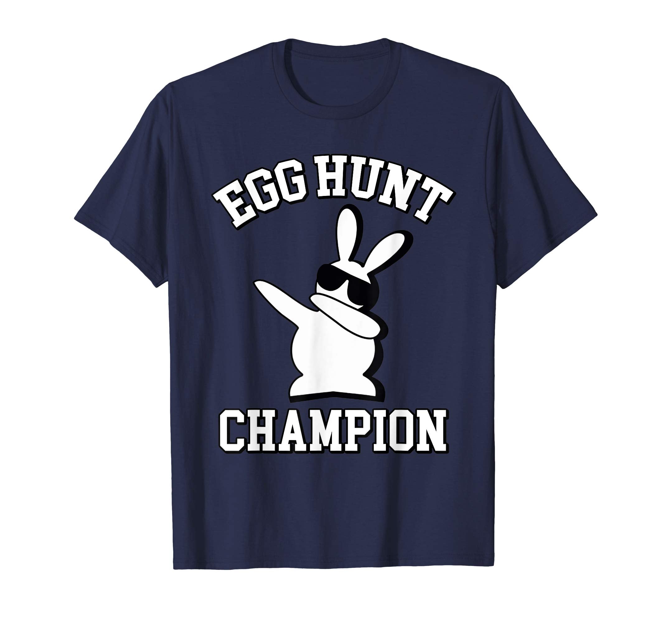 Dabbing Bunny Egg Hunt Champion T Shirt Easter Gift Kid 2019