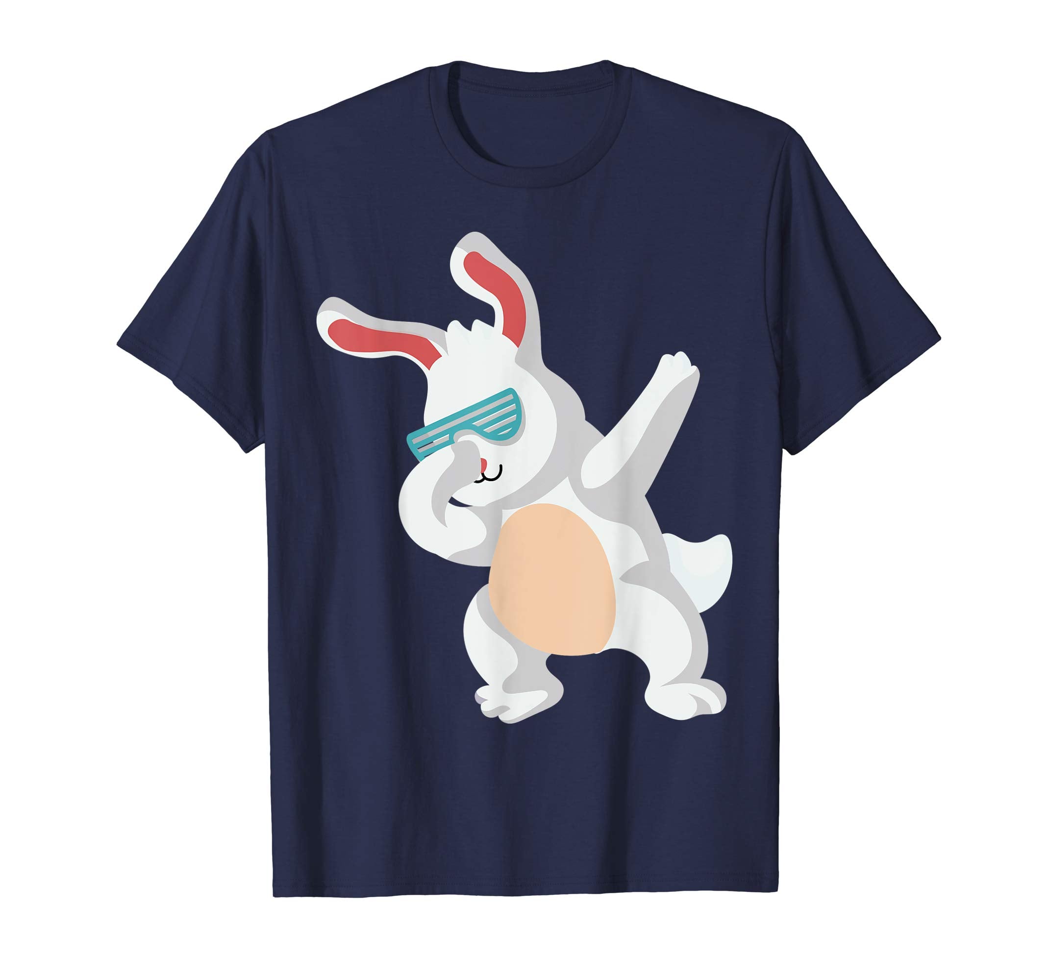 Bunny Dabbing T Shirt Funny Easter Shirt Gift for Boys Men