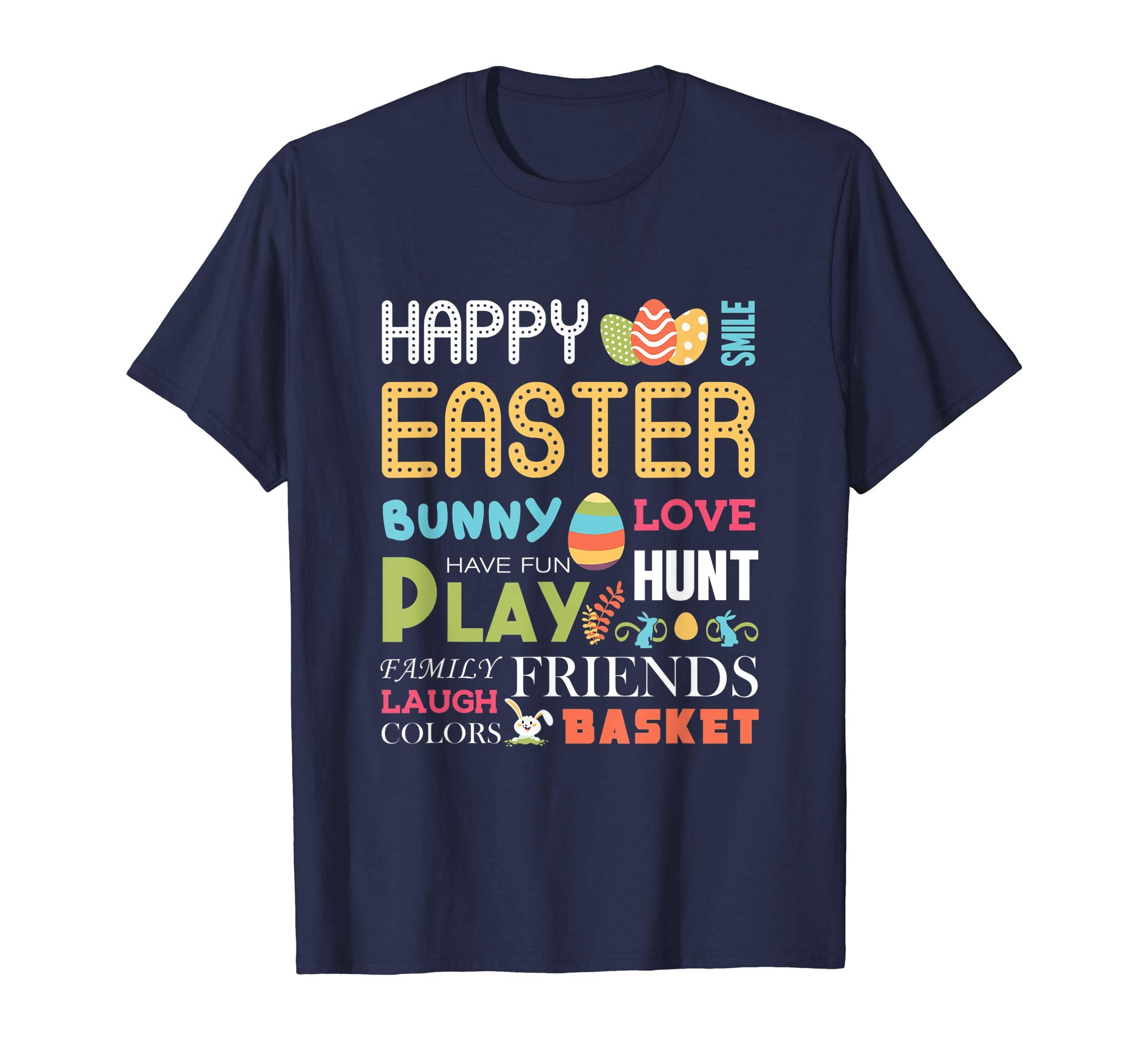 Easter Day Tee Easter Eggs Bunny Basket T-Shirt Gifts