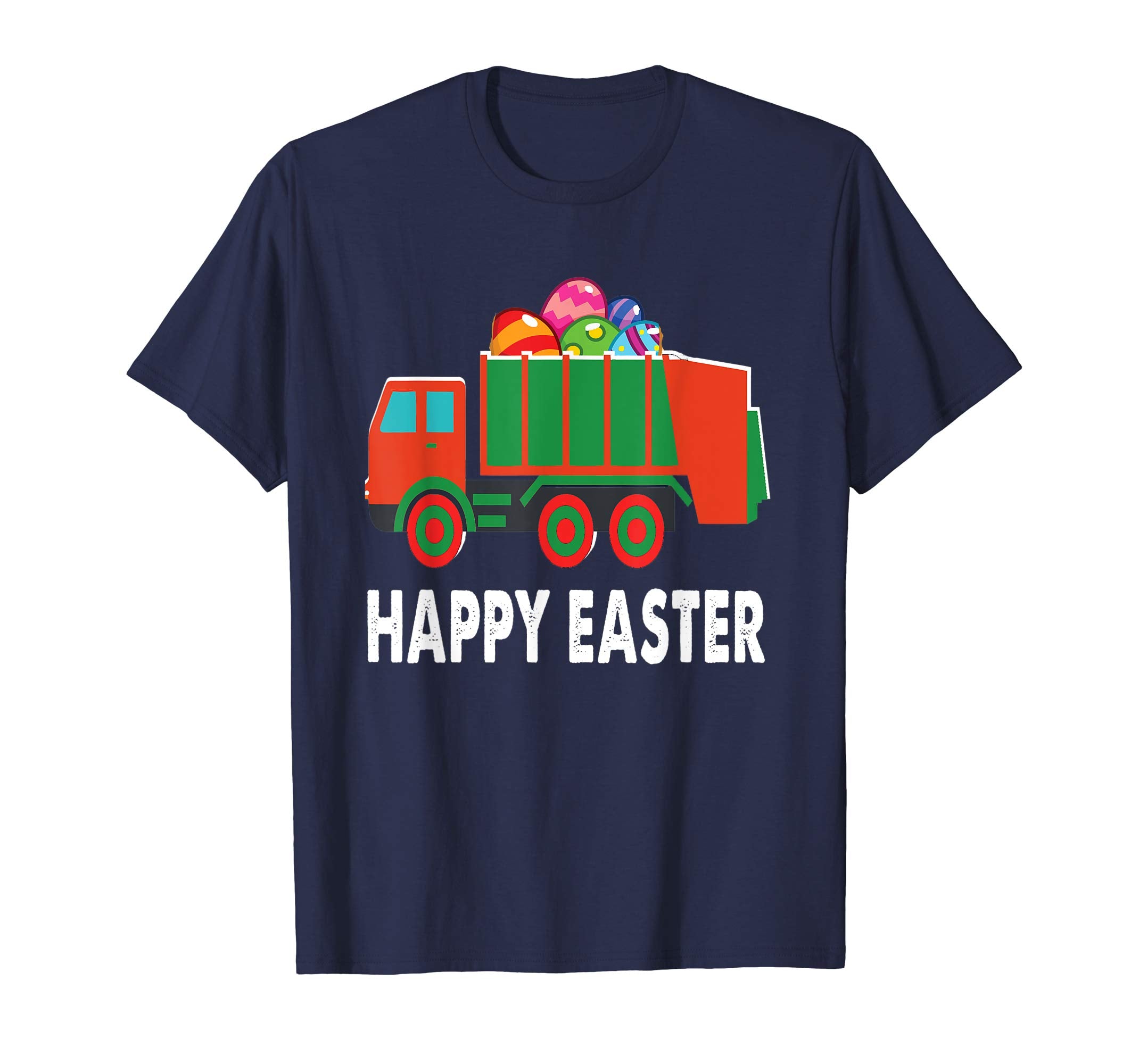 Happy Easter T-shirt garbage truck With Egg Easter