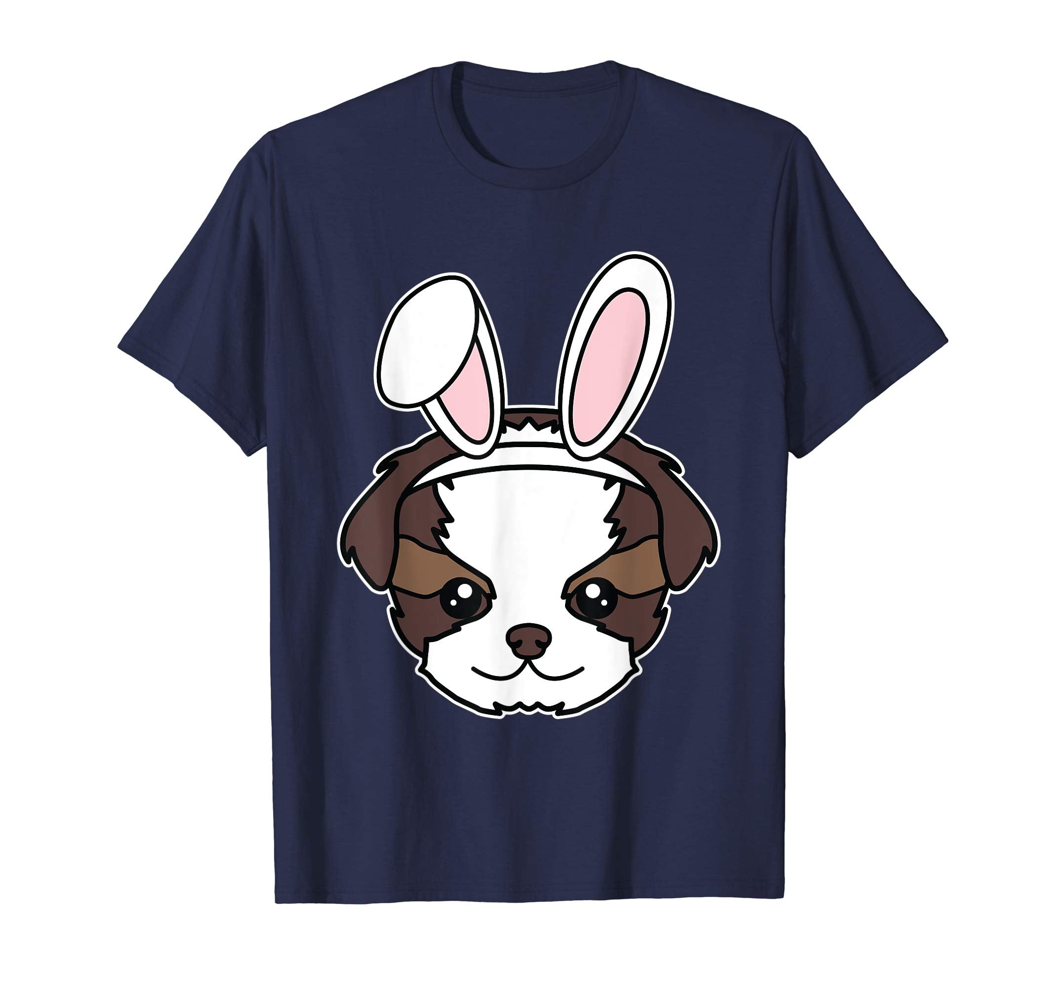 Shih Tzu Dog Happy Easter Bunny T Shirt Gift for Easter