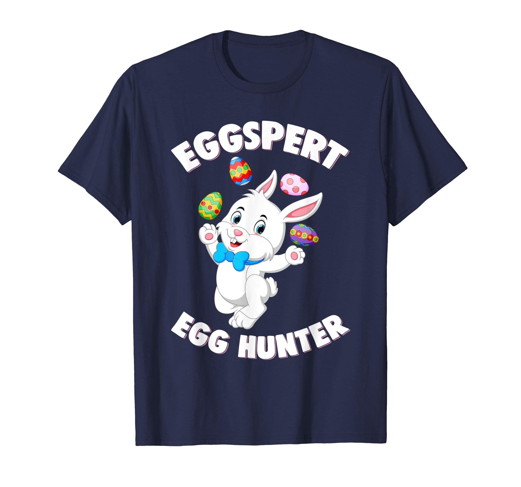 Eggspert Egg Hunter Happy Easter Kids Boys Girls T Shirt