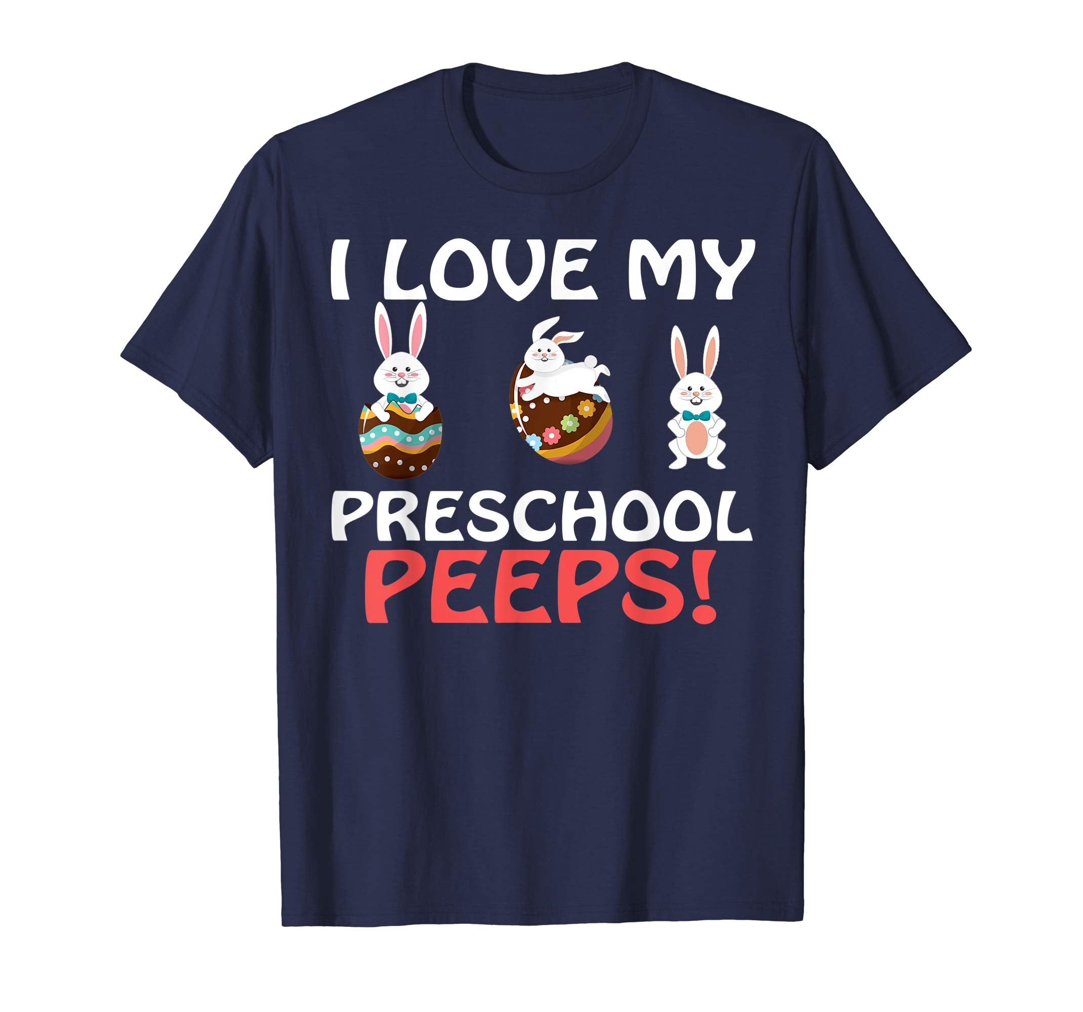 I love Preschool Peeps Funny Rabbit Easter Tshirt for kids