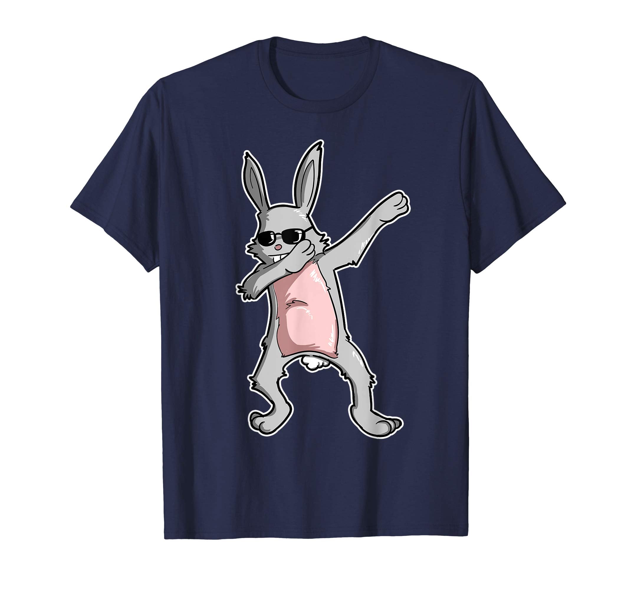 Easter Shirt For Boys Girls Cool Dabbing Rabbit