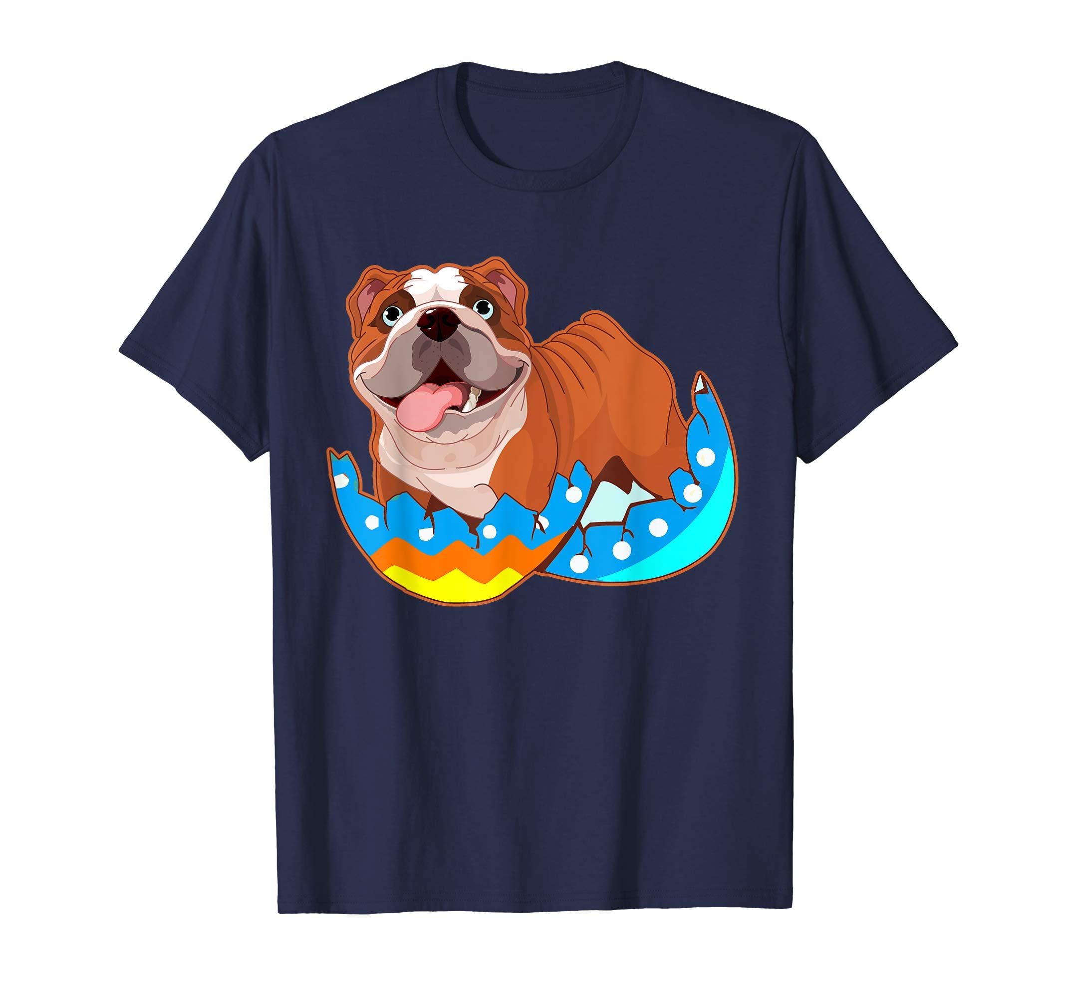 Easter Bulldog Shirt Bulldog and Egg Shirt Gift