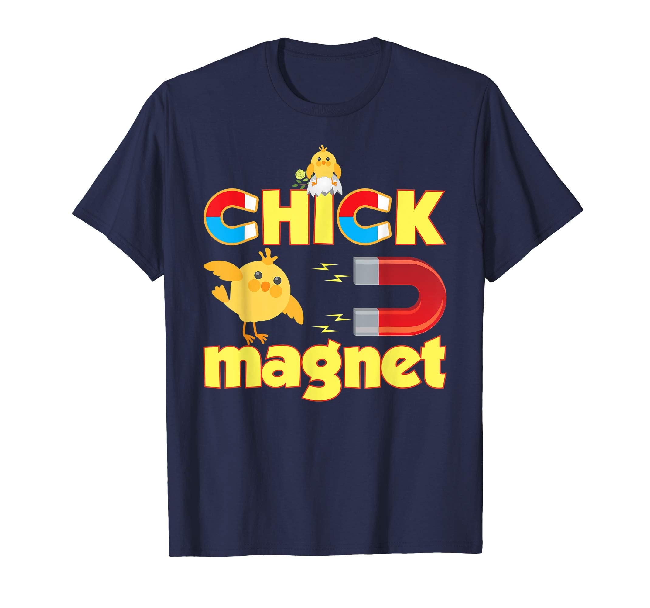 Cute Chick Magnet Easter T-Shirt Egg Hunting Lovely Cute