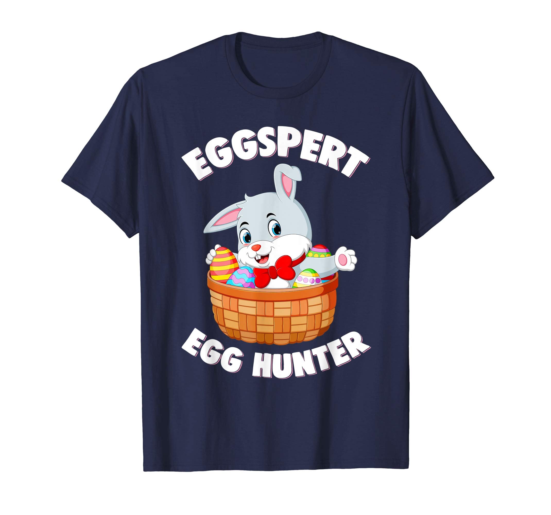 Eggspert Egg Hunter Happy Easter Kids Boys Girls T Shirt
