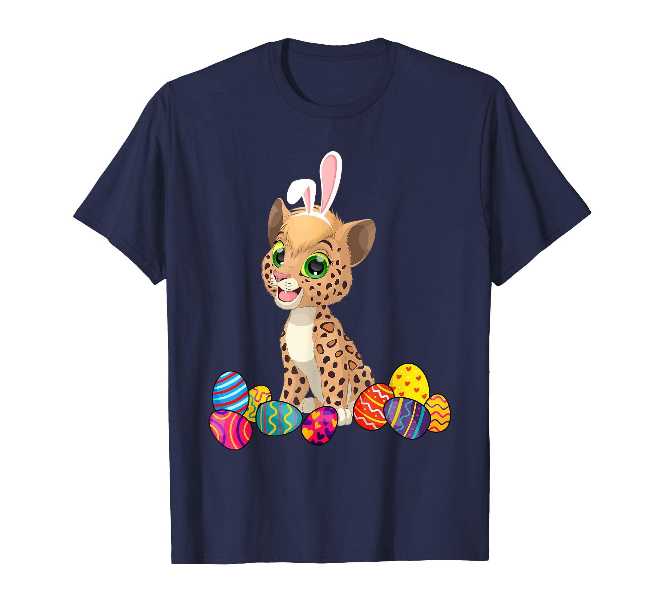 Leopard Bunny Ear With Egg Easter Easter Day Shirt