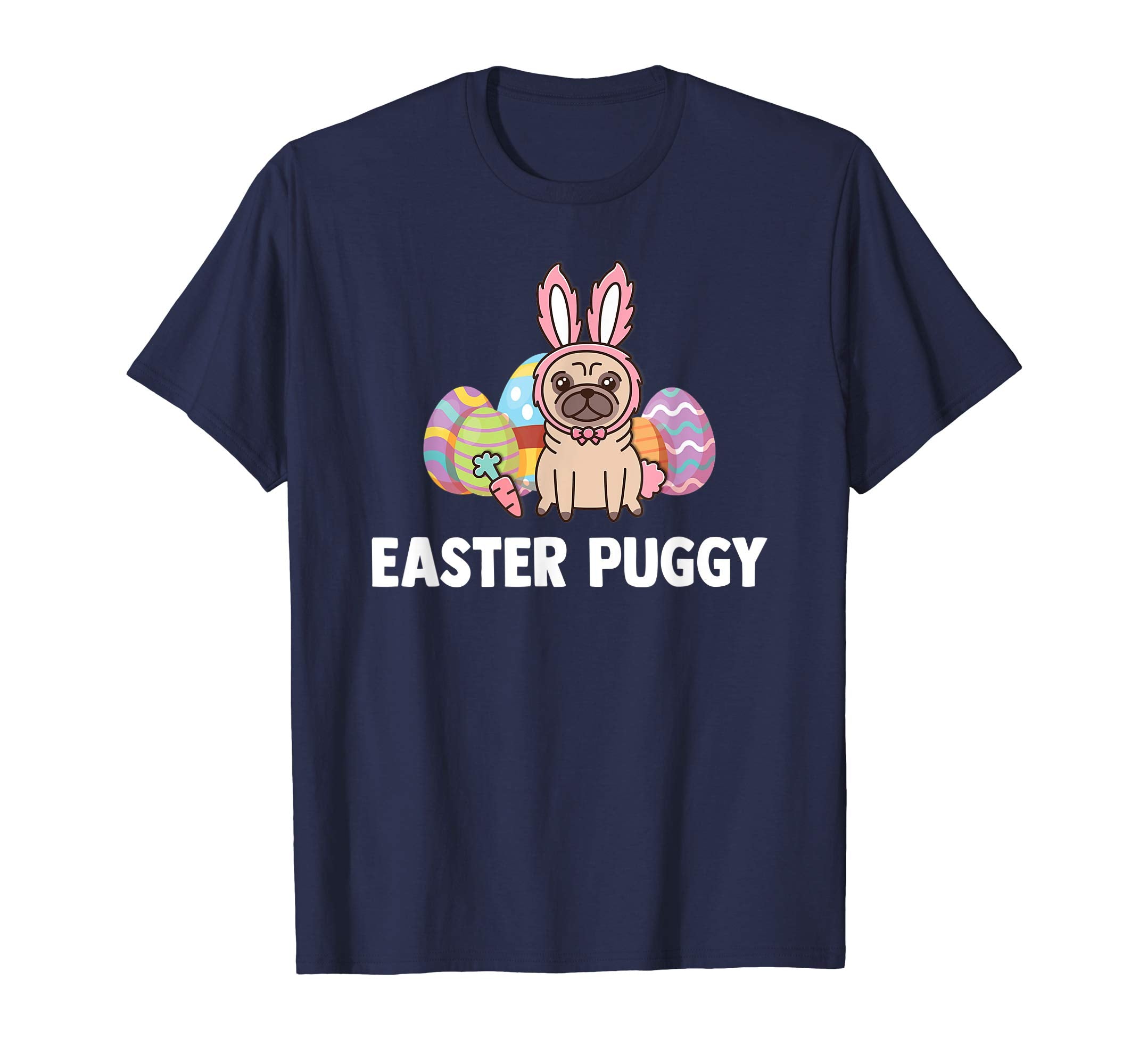 Easter Puggy Cute Dog Pug Funny Easter T Shirt Men Women Kid