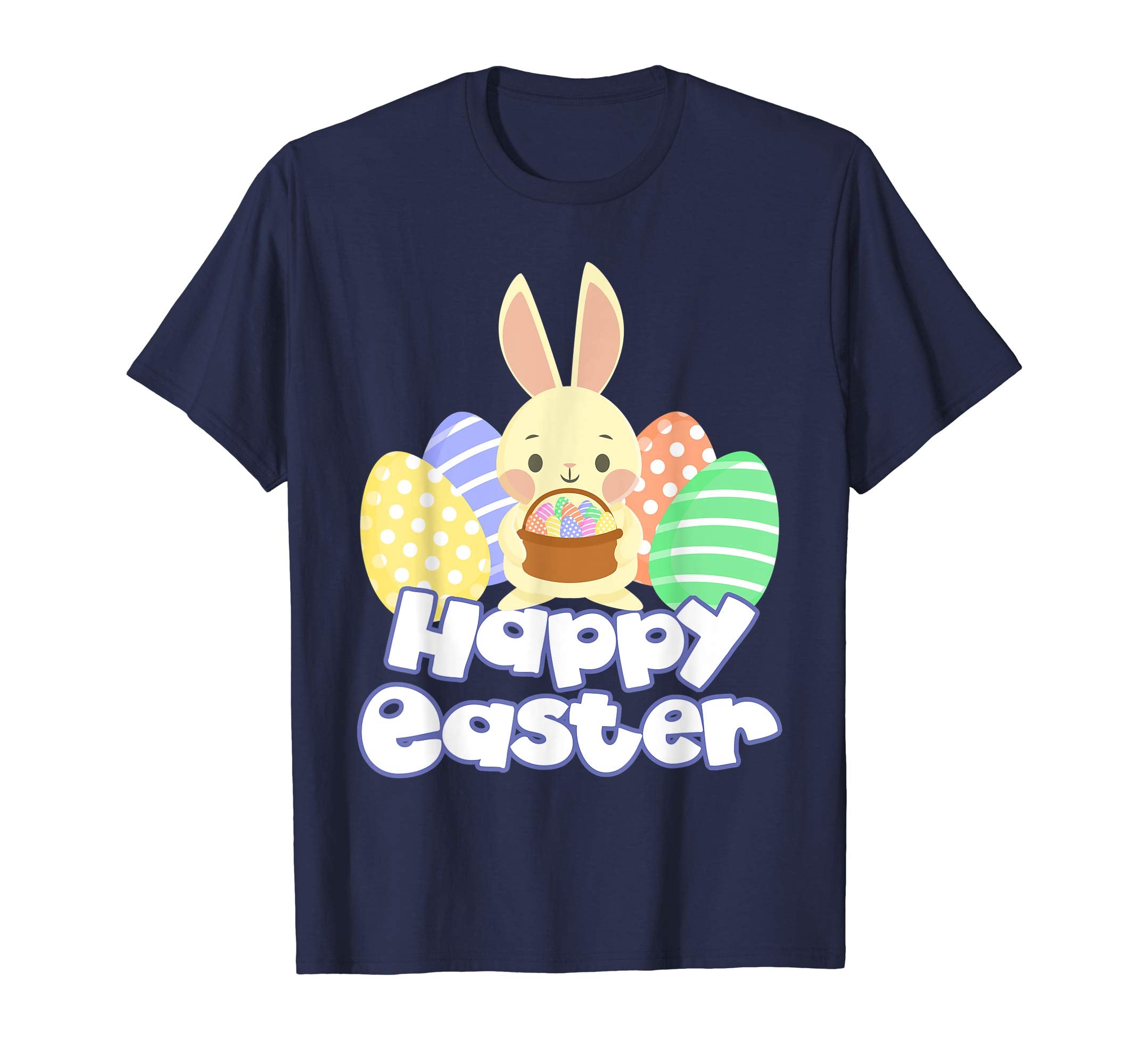 Easter T Shirt Happy Easter Bunny Eggs Tshirt Colorful Gift