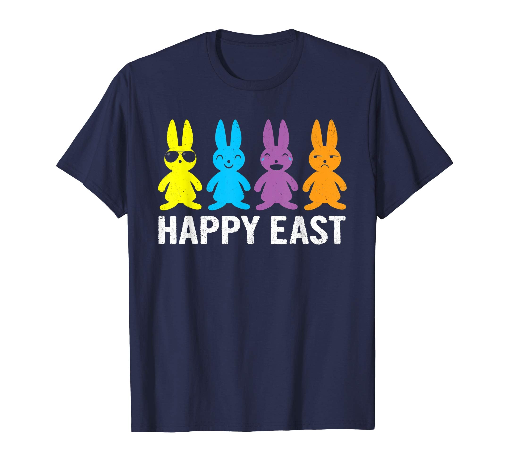 Easter T Shirt Happy Easter Bunny Eggs Tshirt Colorful Gift