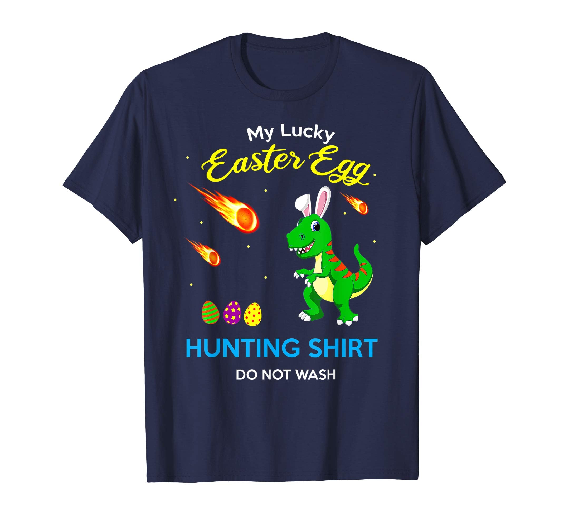 Cute Dinosaur My Lucky Easter Egg Hunting Shirt T-Shirt
