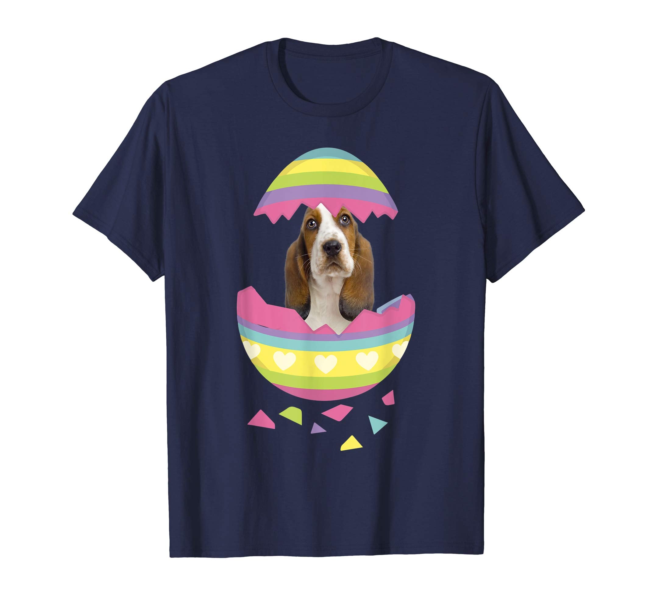 Basset Hound Easter Egg T-Shirt Dog Lover