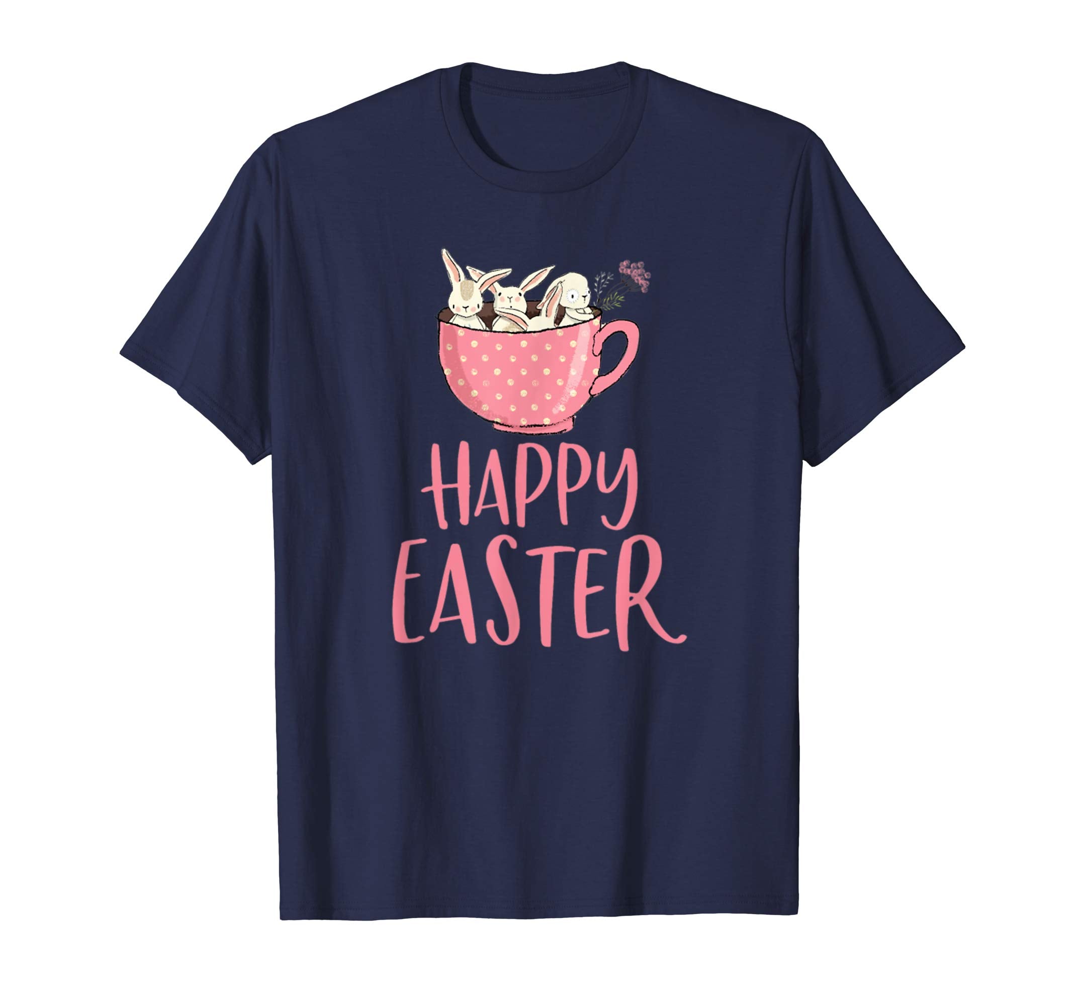 Tee-Happy Easter day Cute Bunnies t shirt