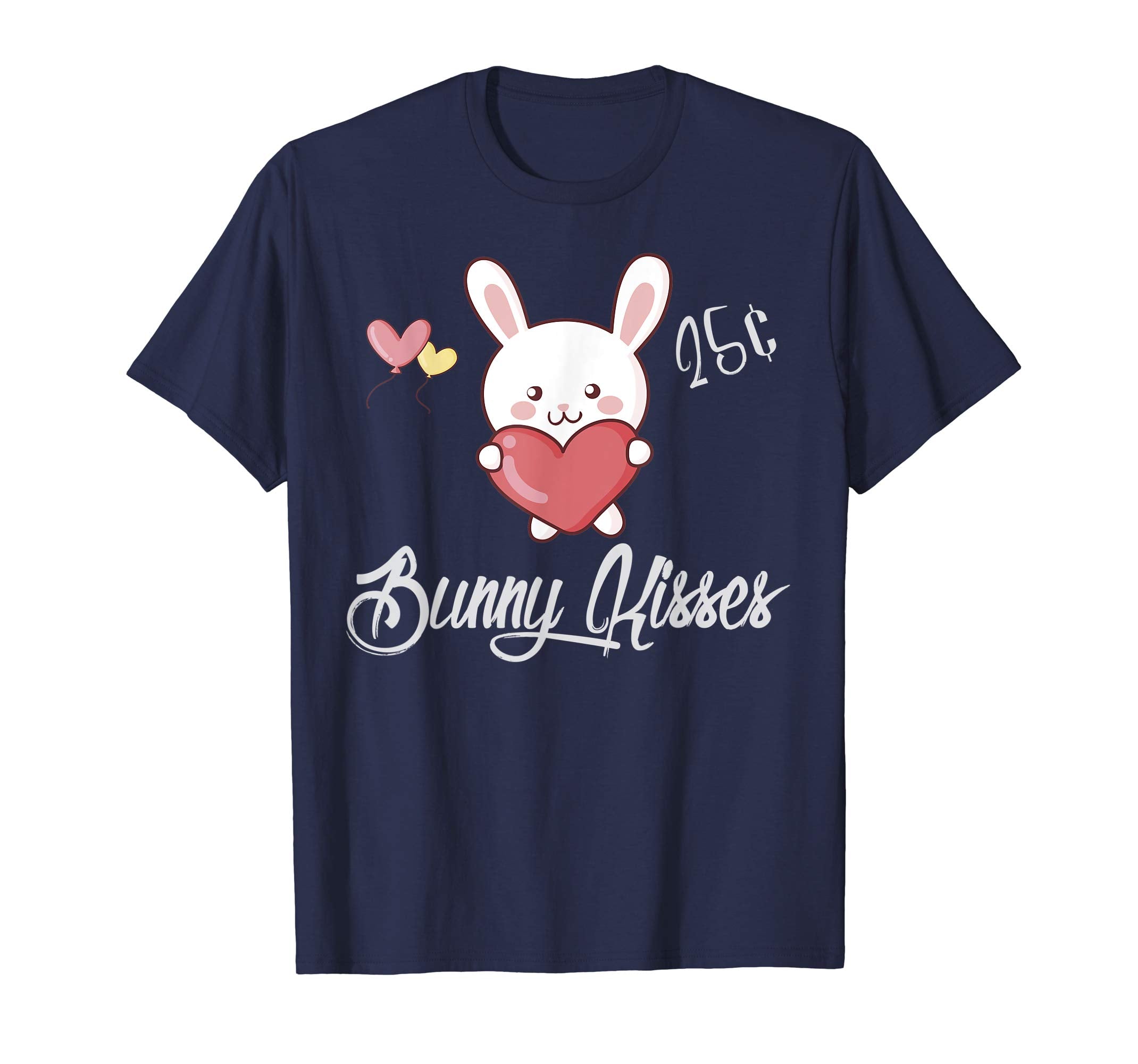 Bunny Kisses Easter Wishes Shirt Cute Gifts For Girls Women
