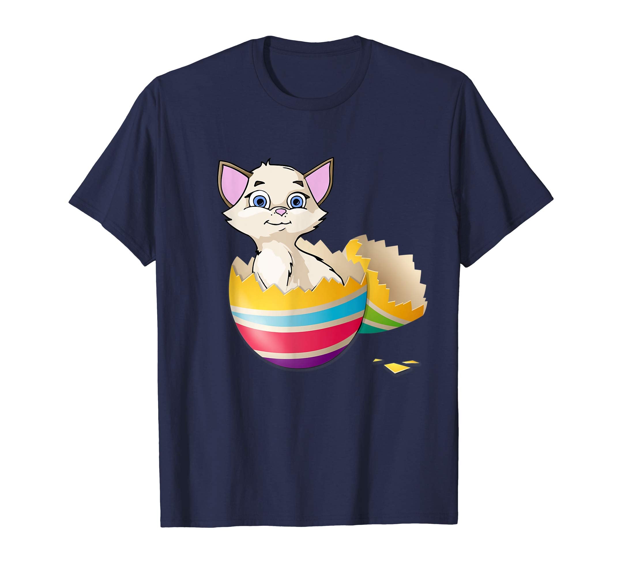 Baby Cat Hatching From Easter Egg Easter Day Shirt