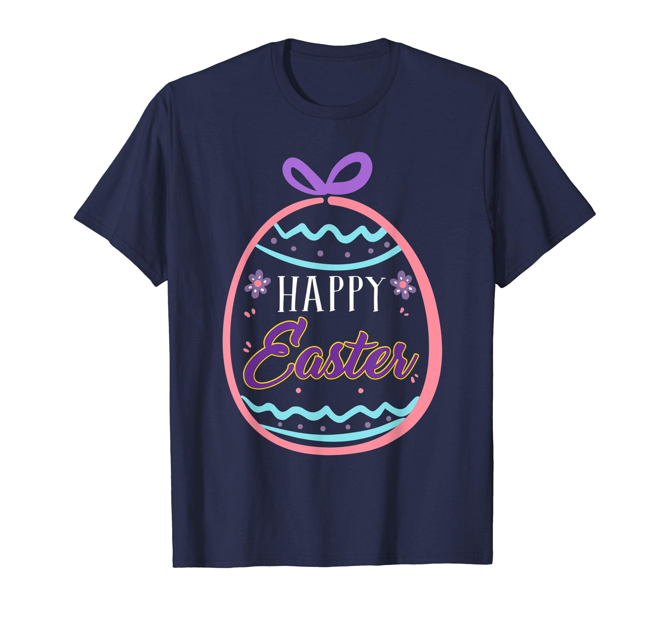 Happy Easter Day T Shirt Colorful Eggs Hunting Egg