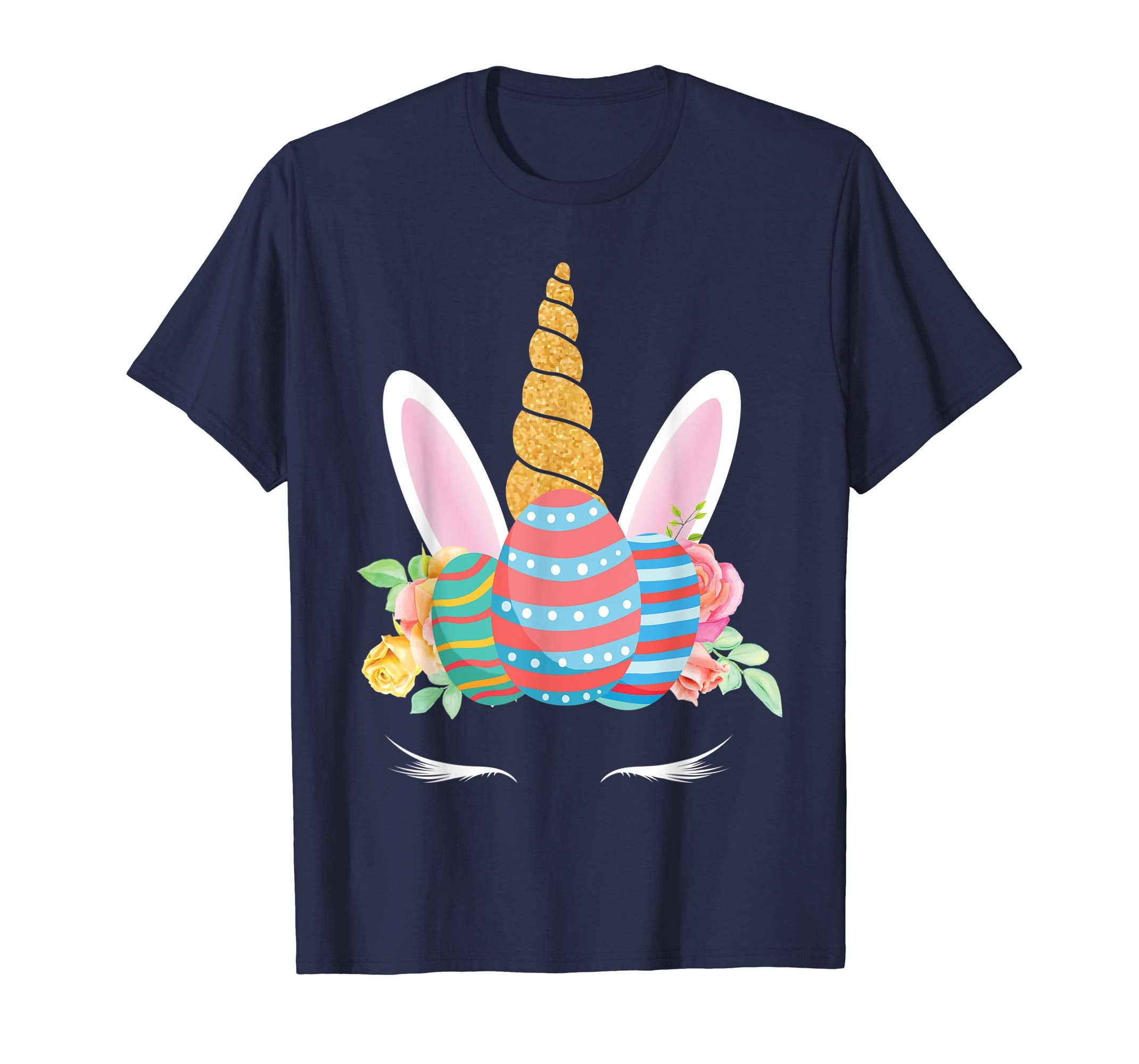Unicorn Easter T-Shirt, Girl Easter Bunny bunnicorn gifts