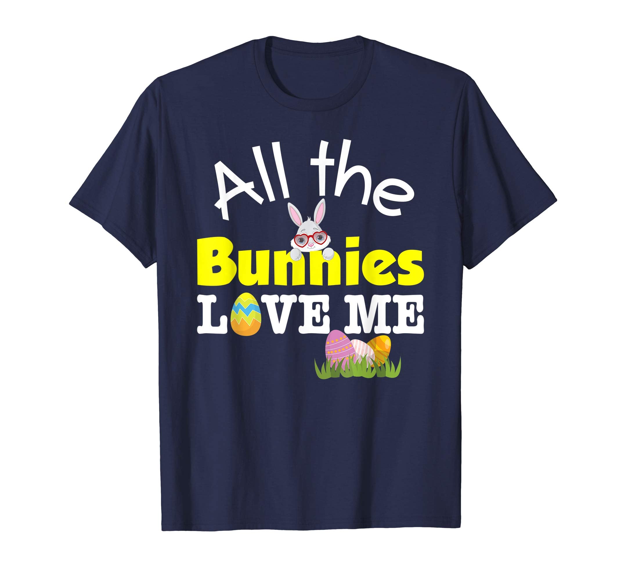 All The Bunnies Loves Me Cute Bunny Easter Day T-Shirt Boys