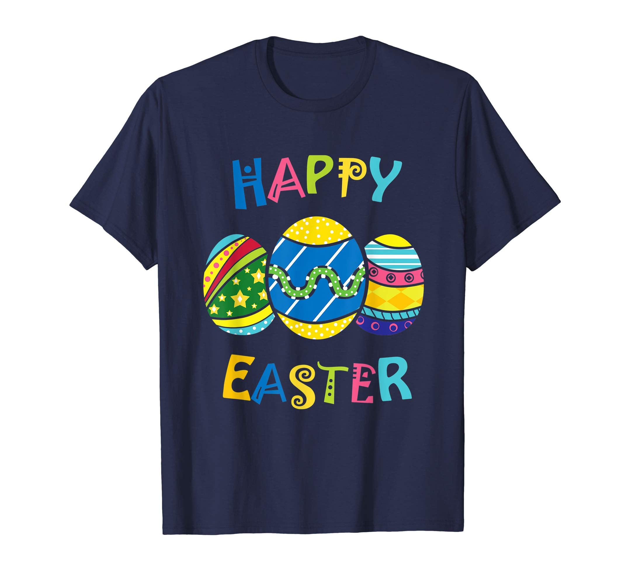 Happy Easter Shirt for Boys Men Easter Egg Painting Tee
