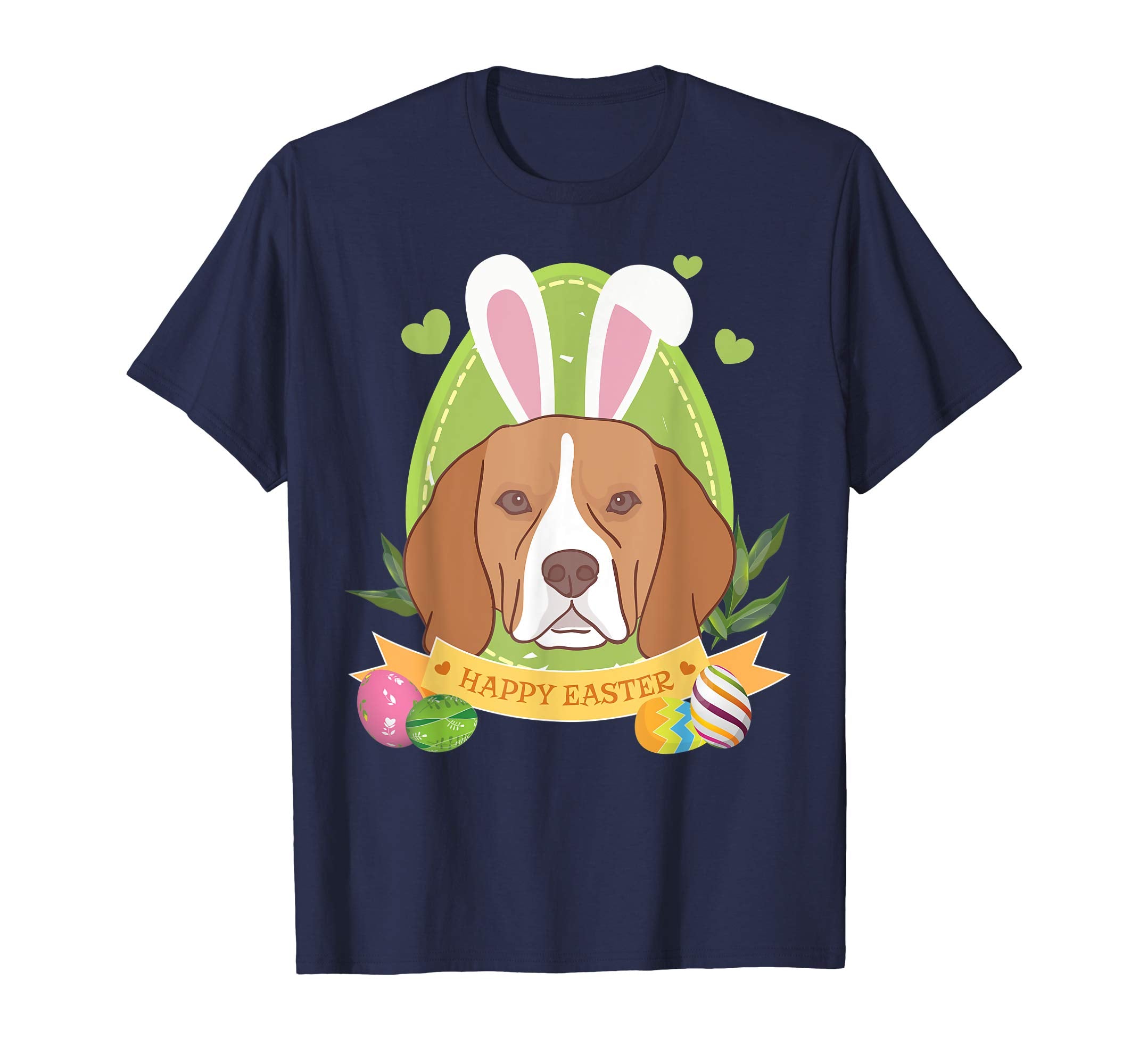 Bunny Beagle Dog Easter Day Lovers T-Shirt Egg Hunting