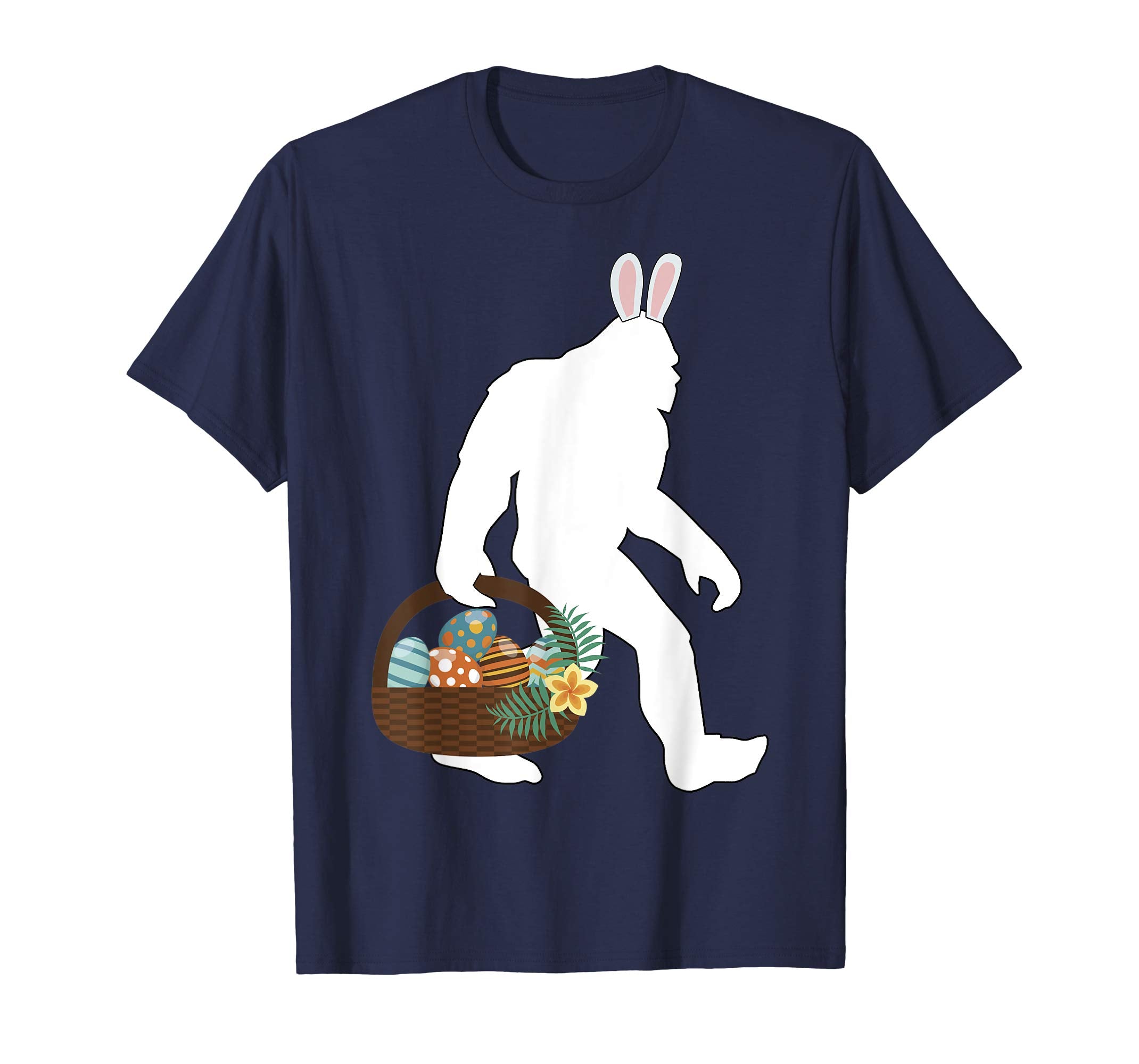 Bigfoot Easter Shirt Bunny Eggs Tshirt Funny Gifts Men Women
