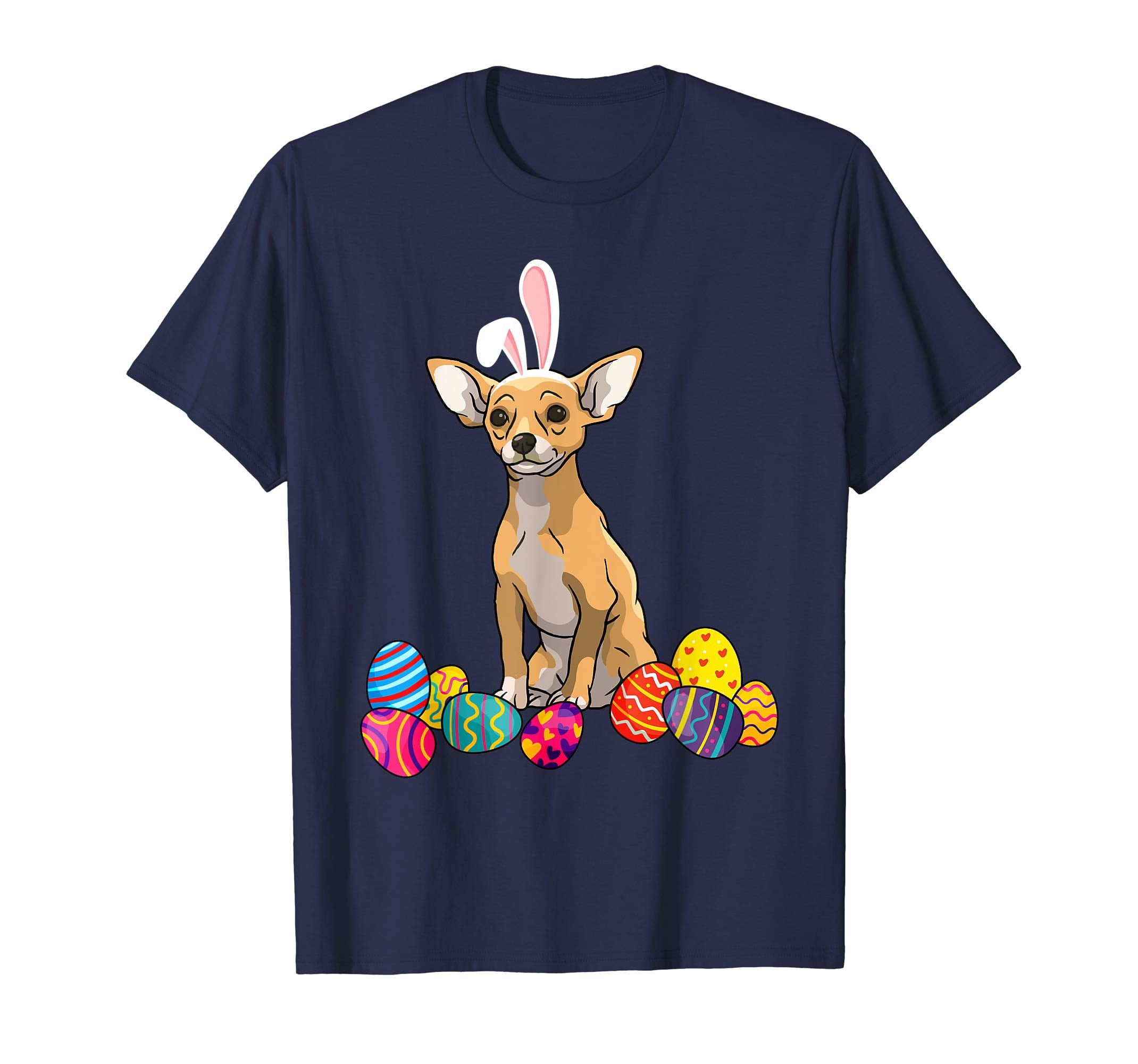 Chihuahua Bunny Ear With Egg Easter Easter Day Shirt