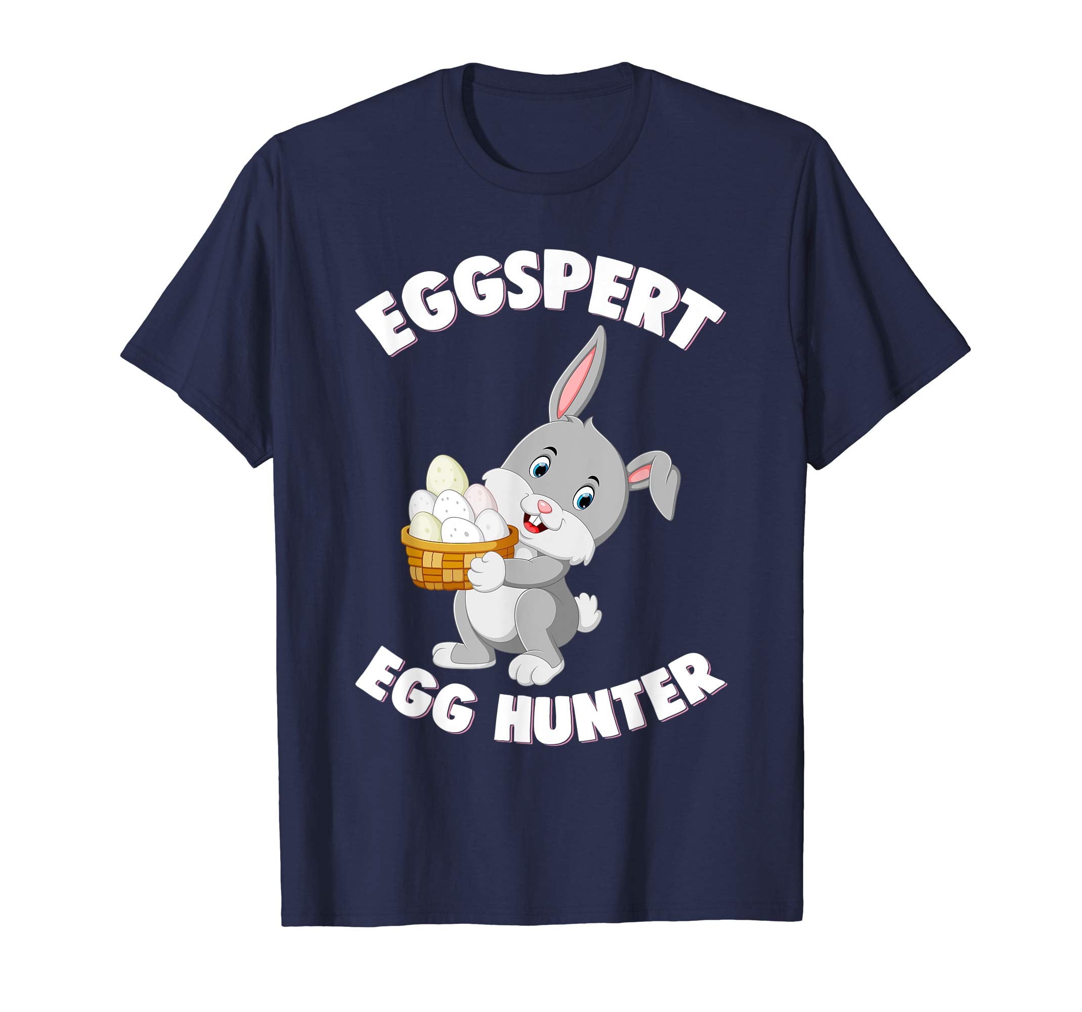 Eggspert Egg Hunter Happy Easter Kids Boys Girls T Shirt