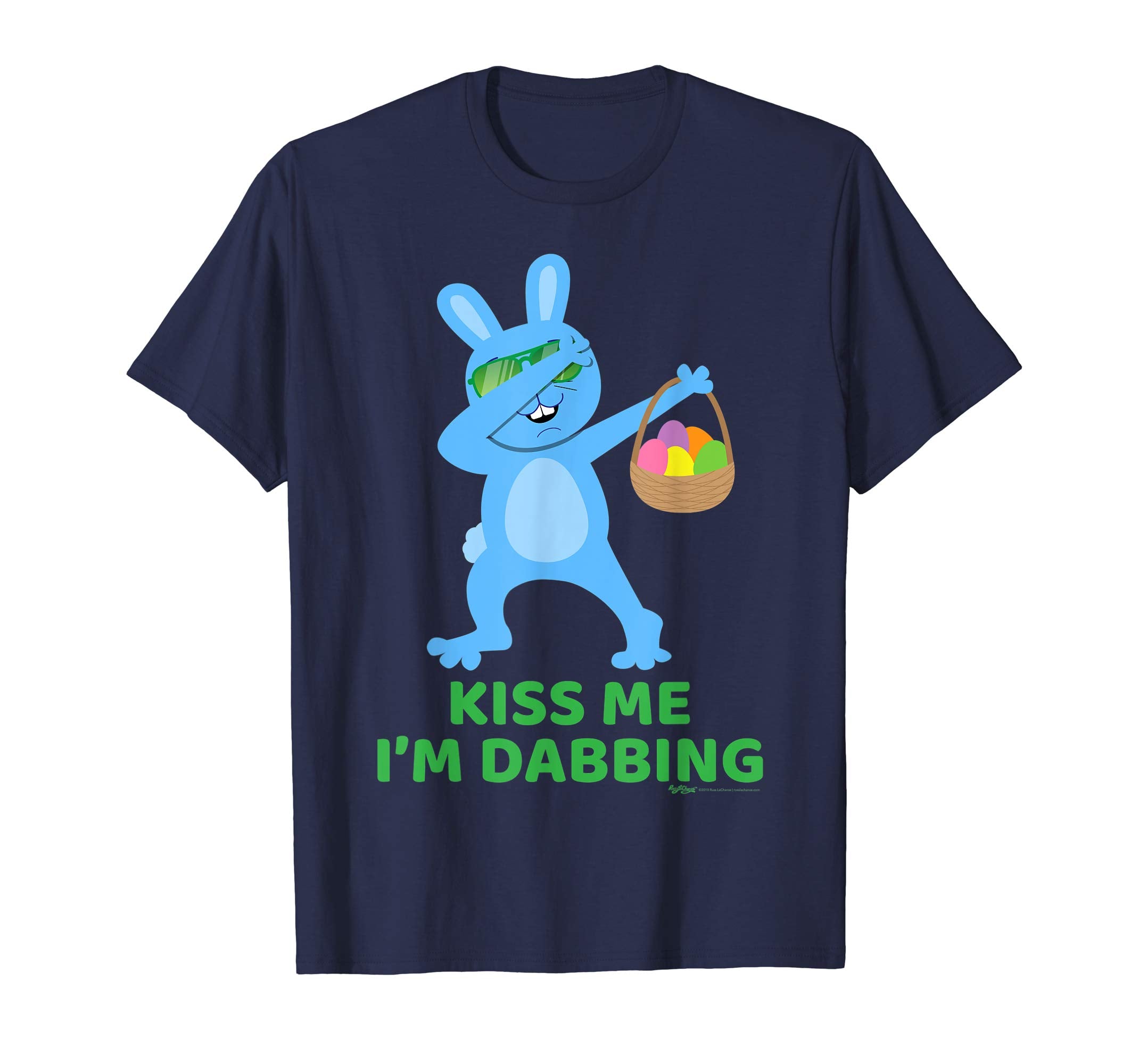 Kiss Me I'm Dabbing Easter Bunny Dab Dance T Shirt