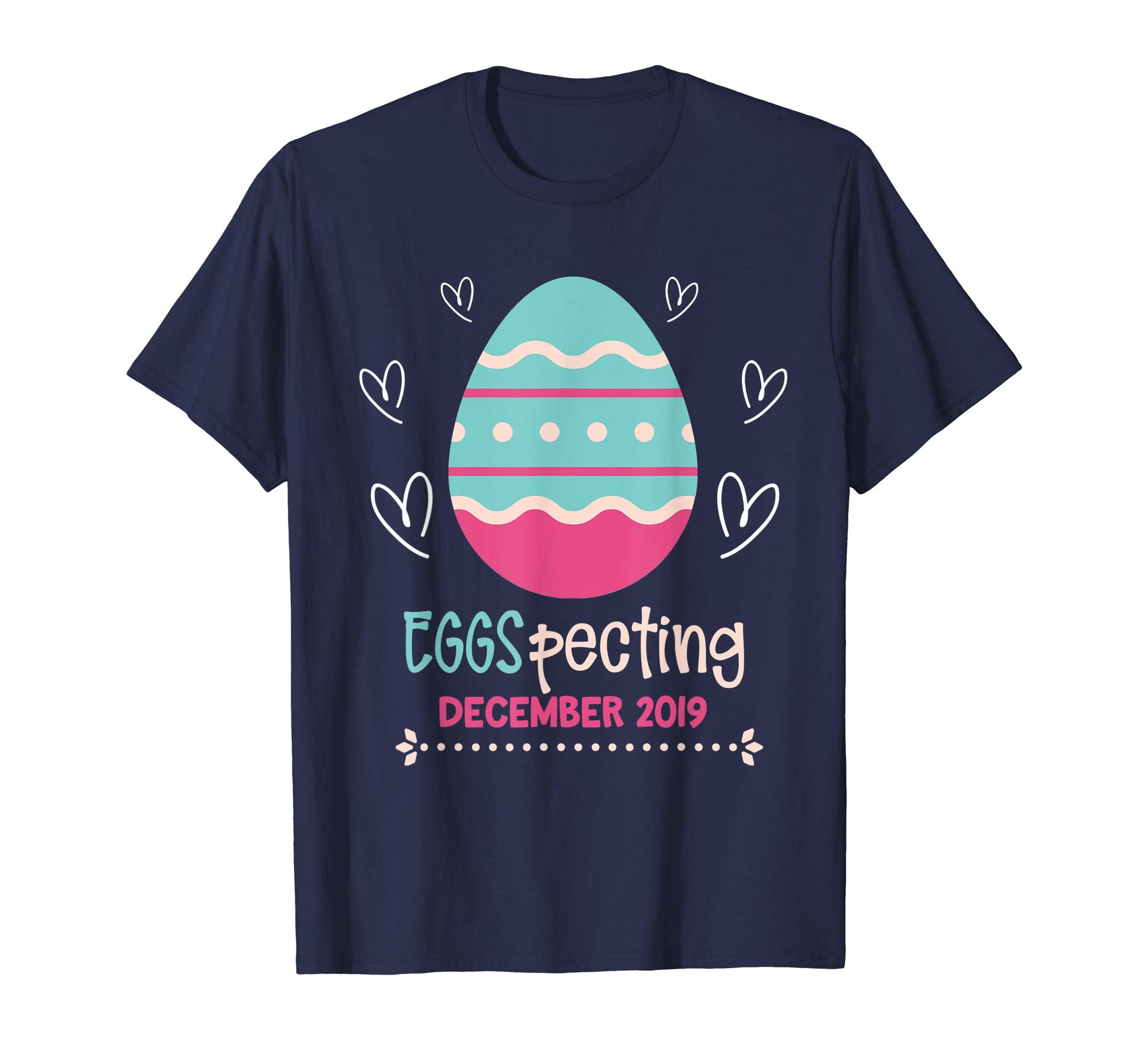 Easter Pregnancy Announcement T Shirt Eggspecting Dec 2019