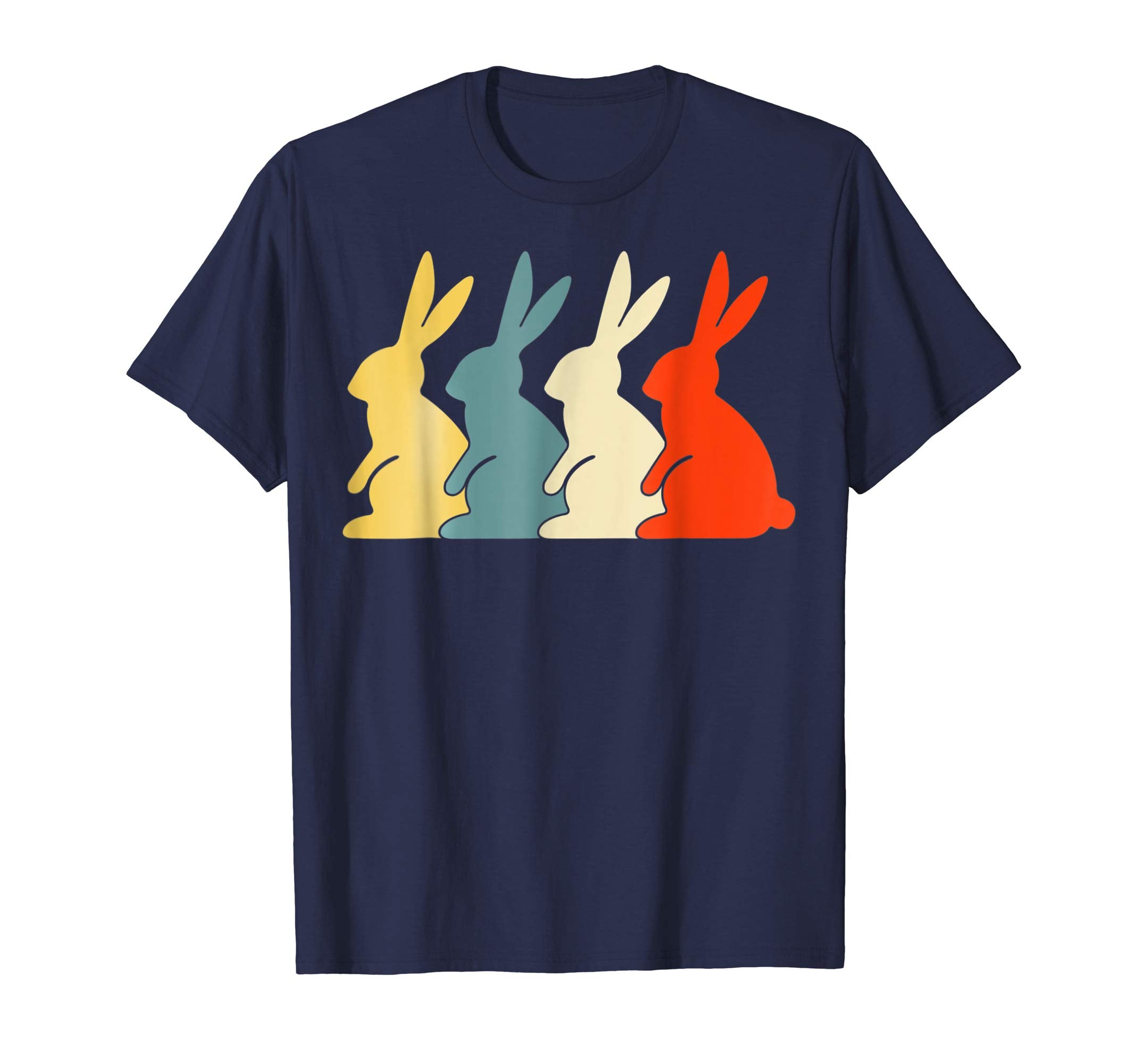 Vintage Retro Bunny Rabbit Lover TShirt Easter Day