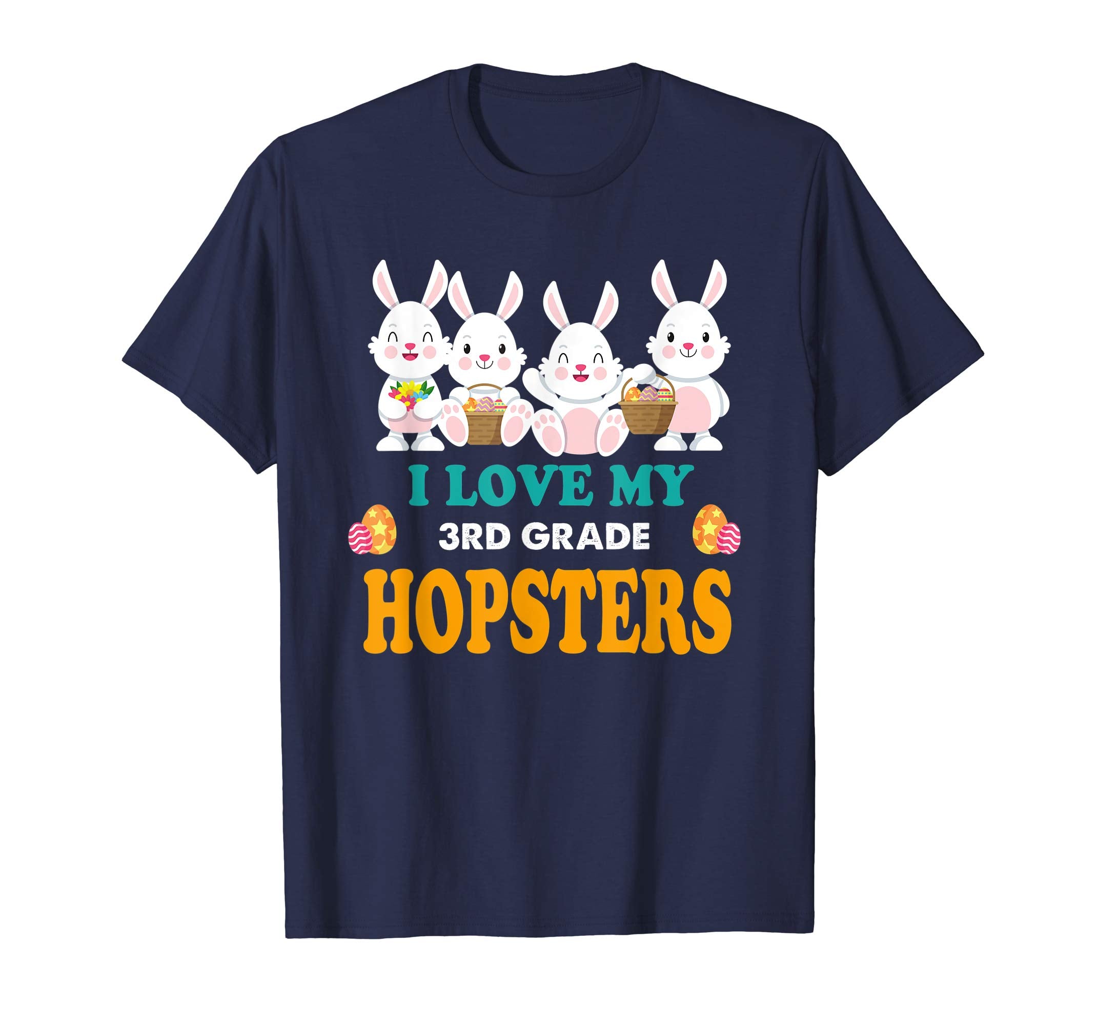 I Love My 3rd Grade Teacher T-Shirt Funny Easter Shirt Gifts