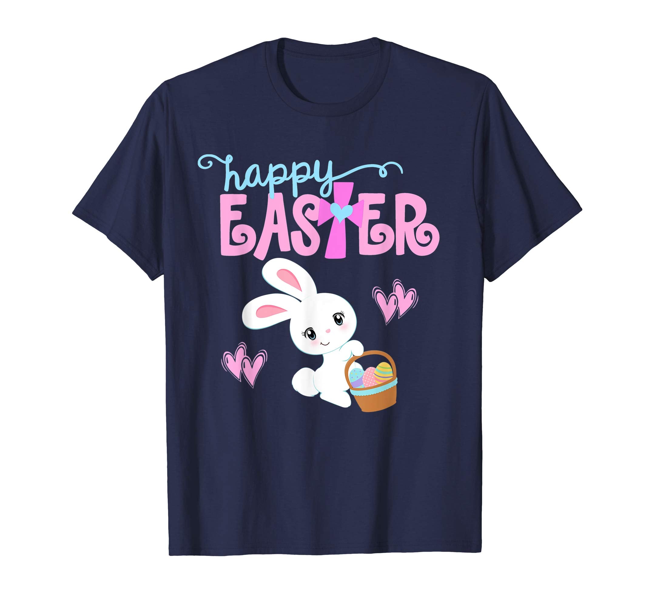 HAPPY EASTER Bunny Shirt Christian Love Jesus Shirt Girl Kid