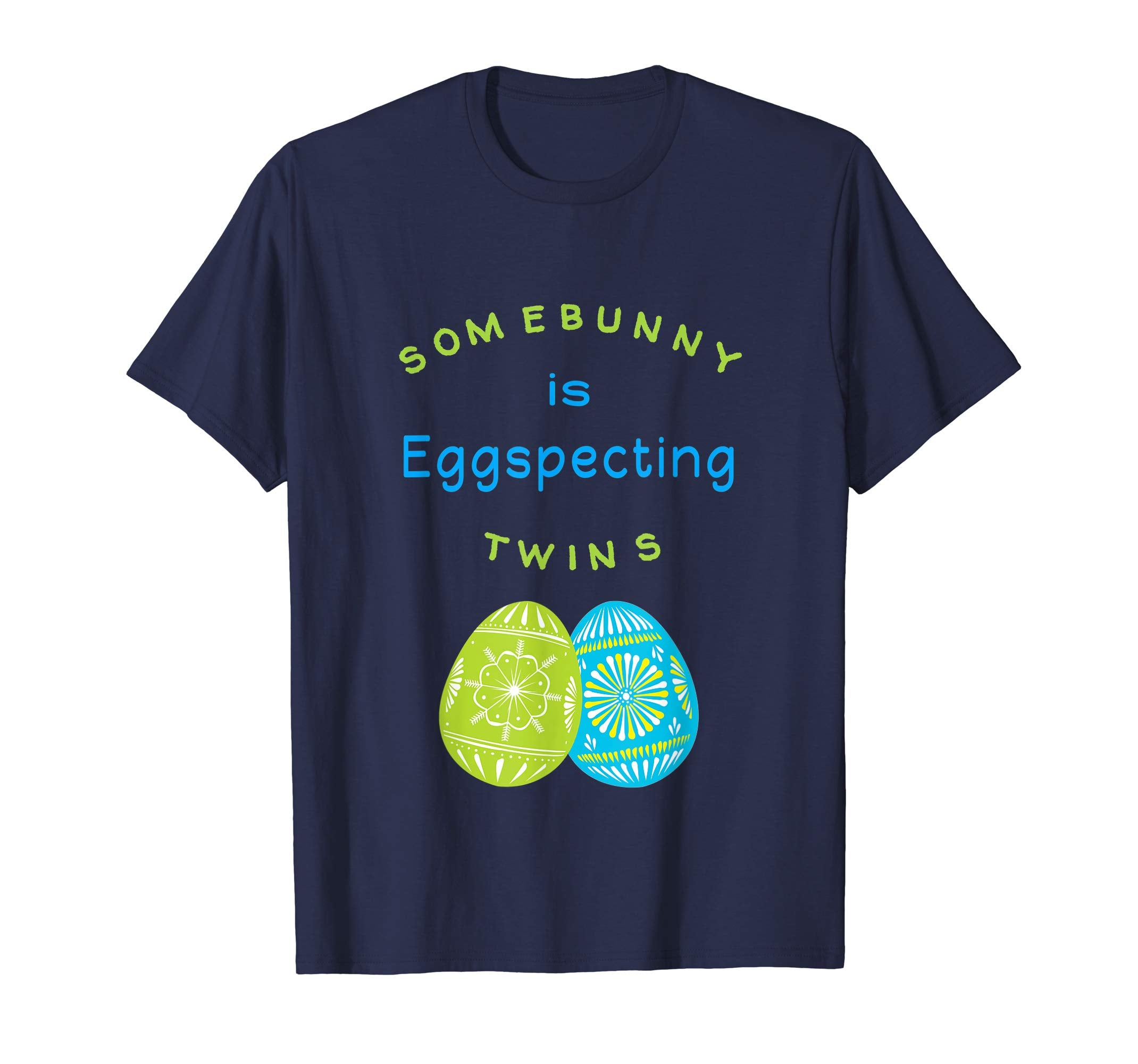 Some Bunny Is Eggspecting Shirt Easter Twin Announcement Tee