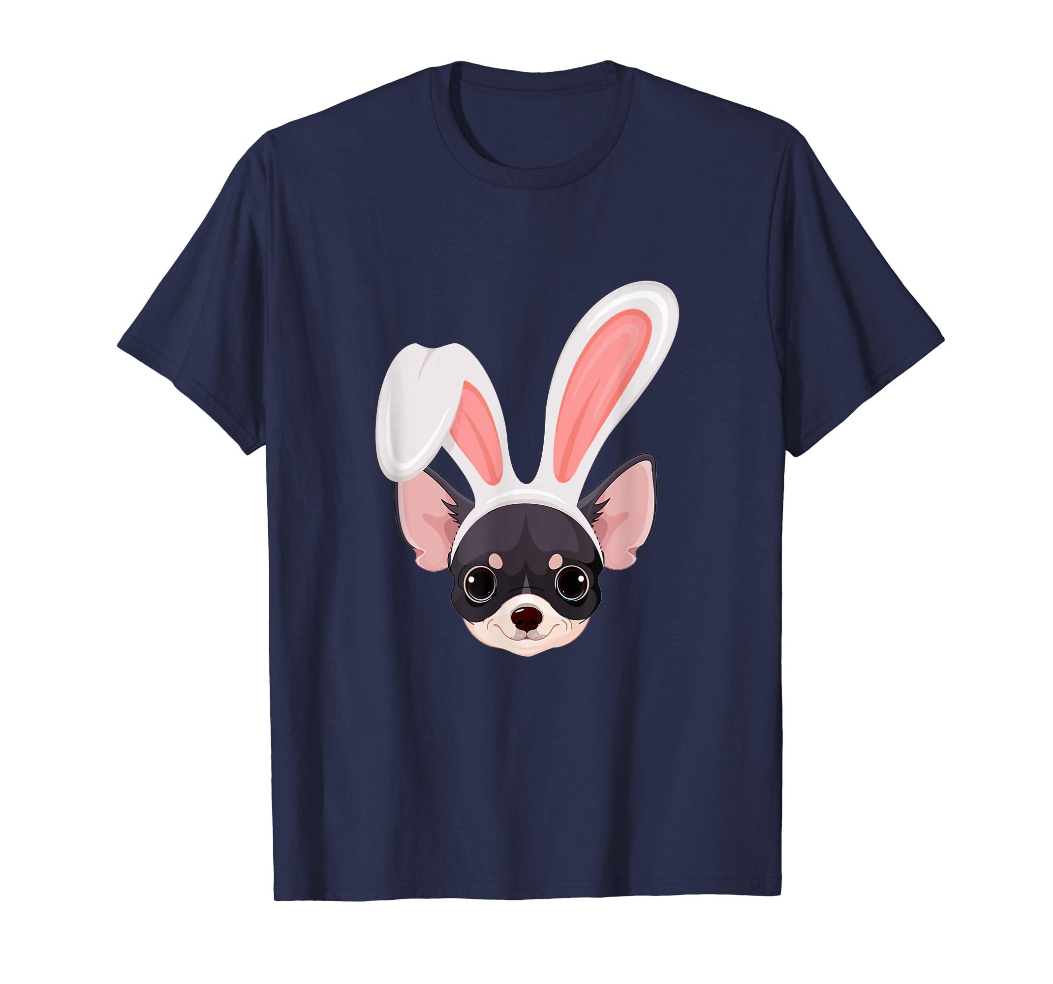 Chihuahua Dressed As Easter Bunny With Rabbit Ears T-Shirt