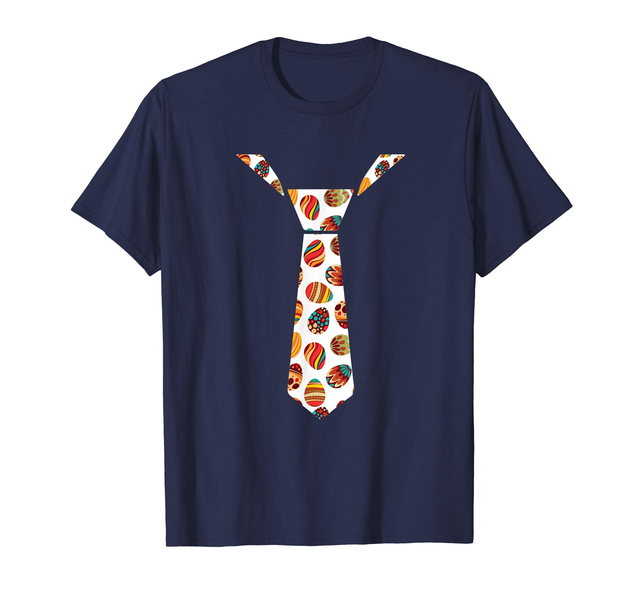 Colorful Neck Tie With Easter Eggs Easter T-Shirt Kids