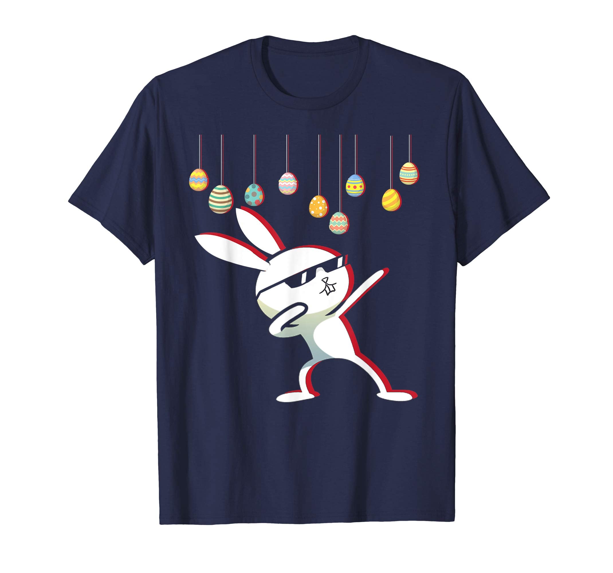 Bunny Dabbing Eggs Easter T-shirt, Funny Easter Day Gift