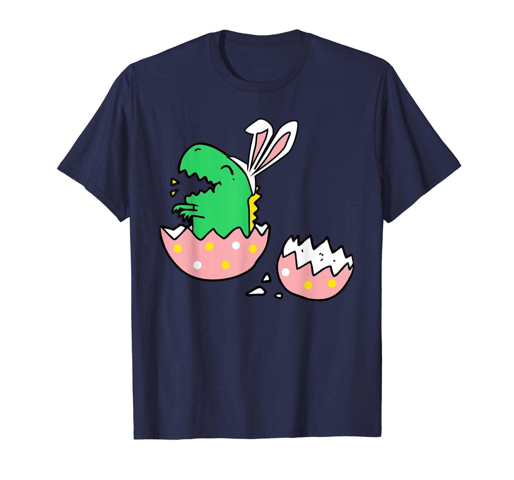 Hatching T Rex Bunny Ears Funny Easter for Teacher T Shirt