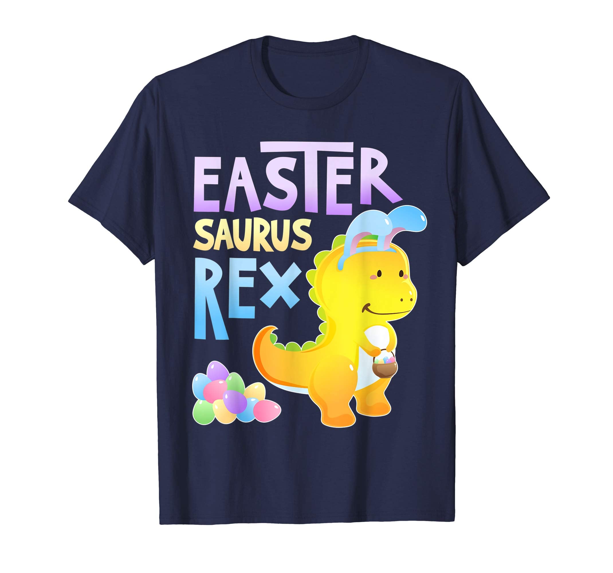 Easter Bunny Dinosaur T shirt TRex Boys Kids Girls Eggs
