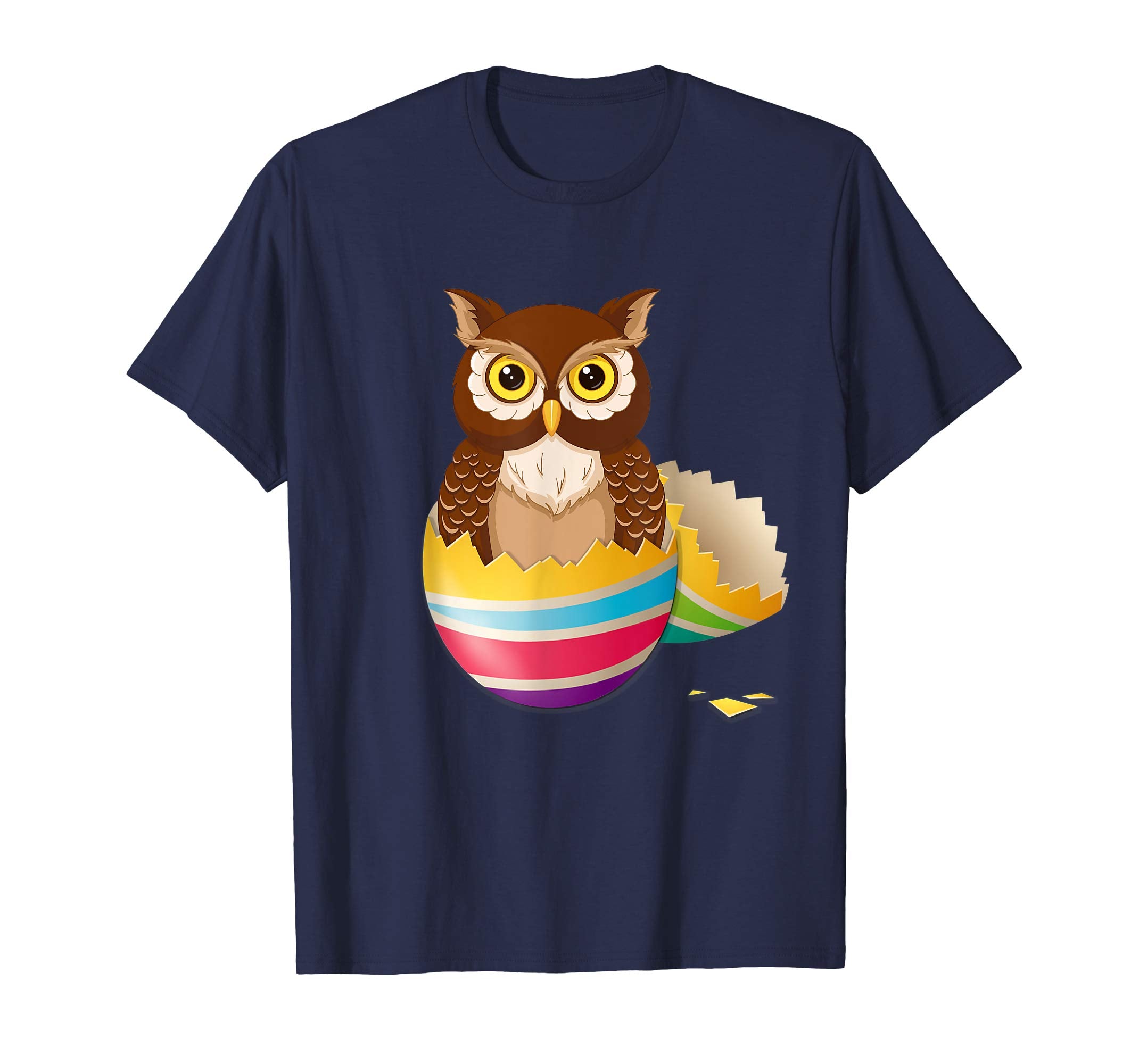 Baby Owl Hatching From Easter Egg Easter Day Shirt