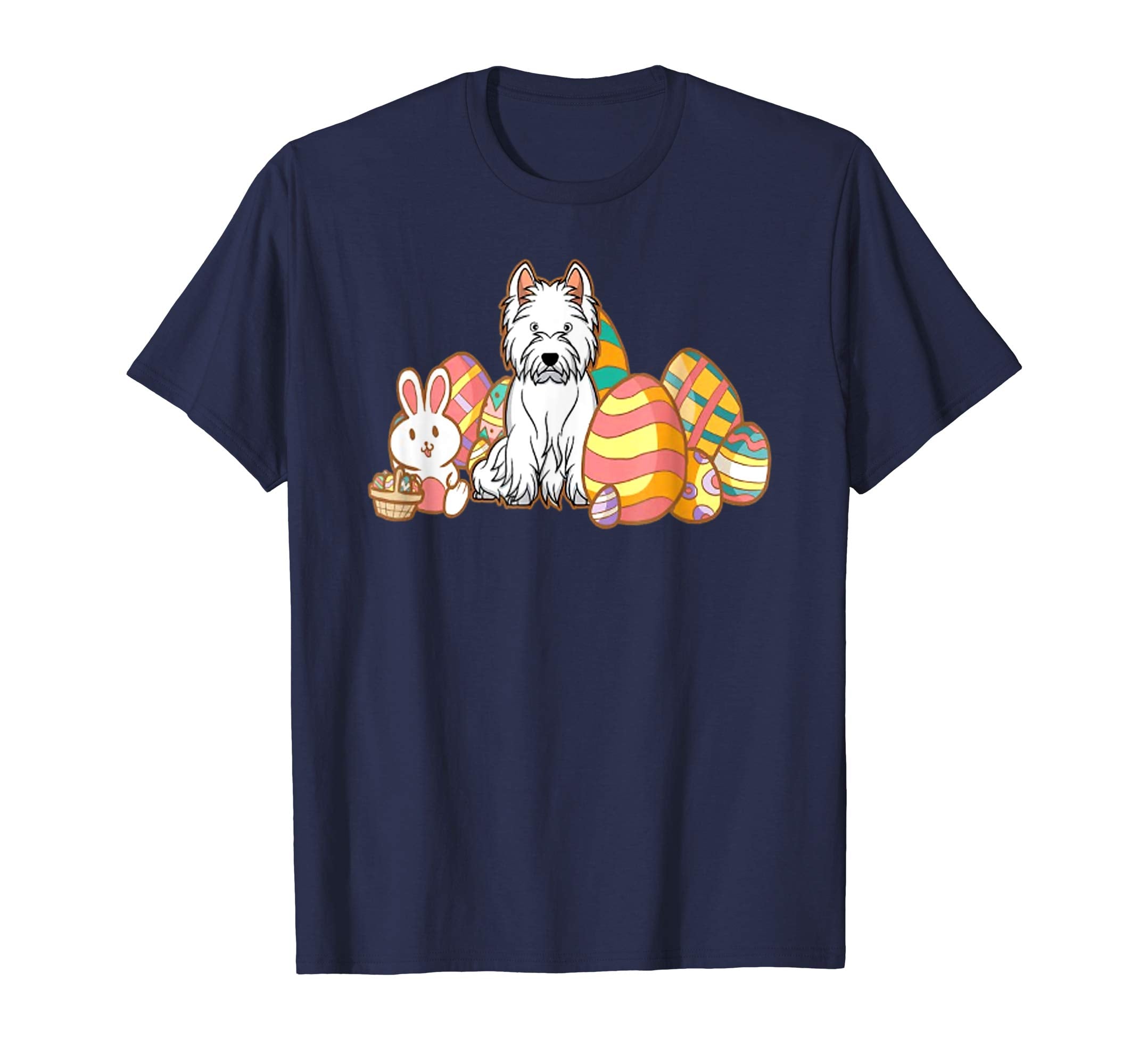 Easter West Highland Terrier Dog T-Shirt Gift