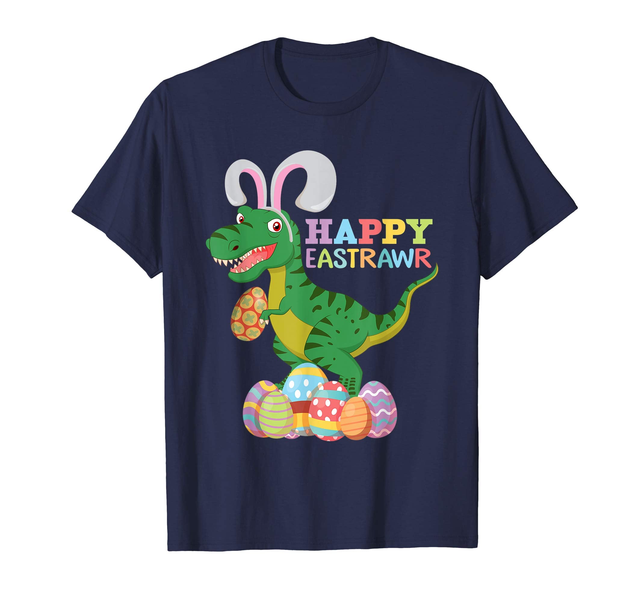 Happy Eastrawr T Rex Dinosaur Bunny Egg Easter TShirt
