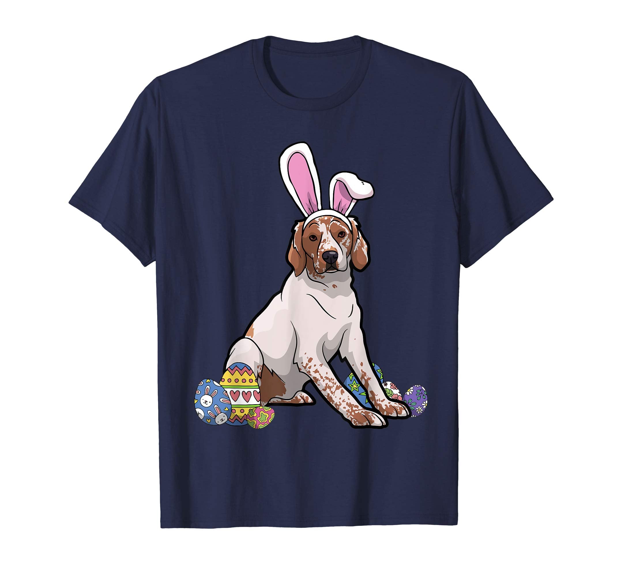 Brittany Dressed As Easter Bunny With Rabbit Ears T-Shirt
