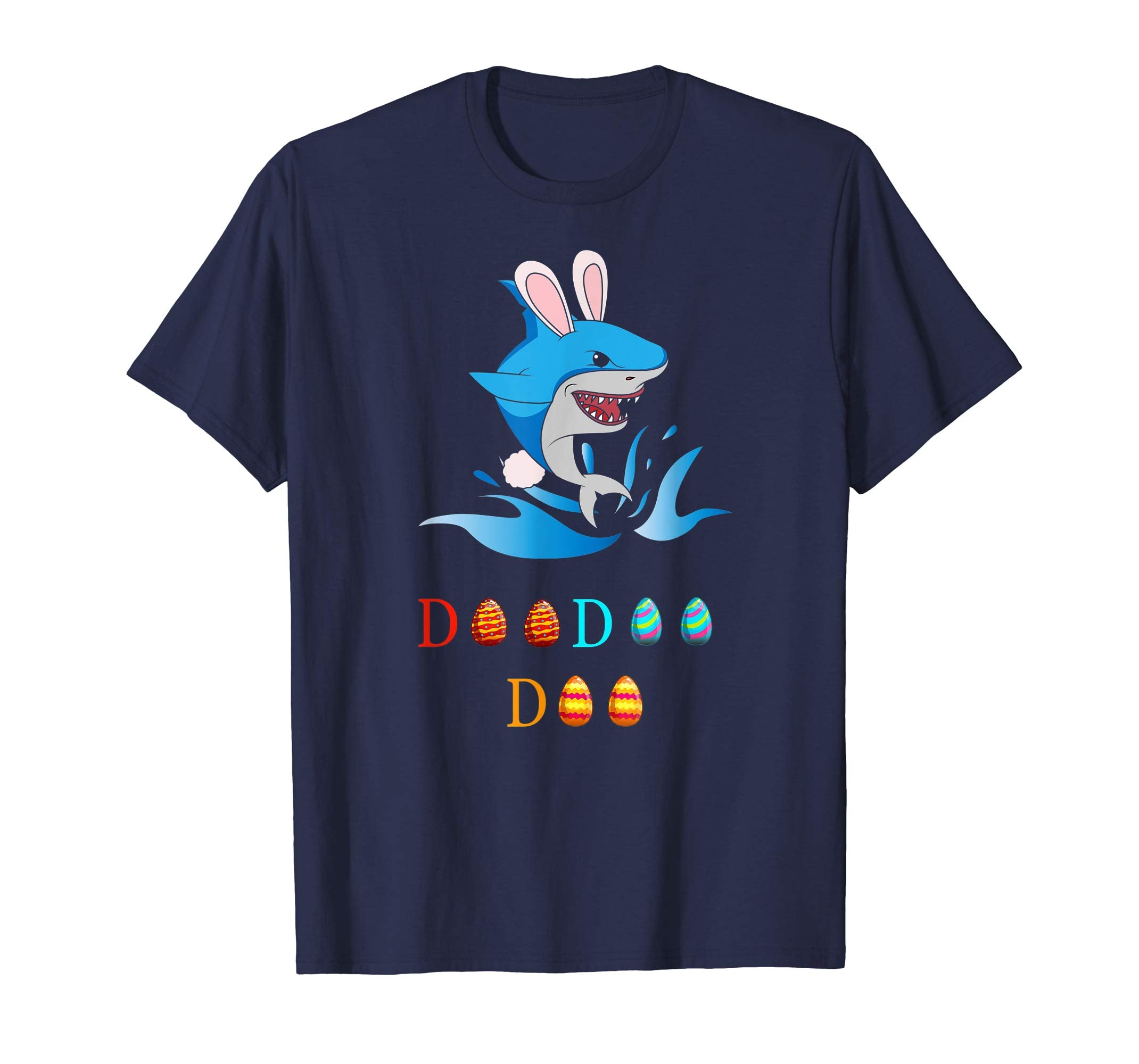 Easter Shark doo doo Bunny Ears Gift Shirt Eggs Basket Doo