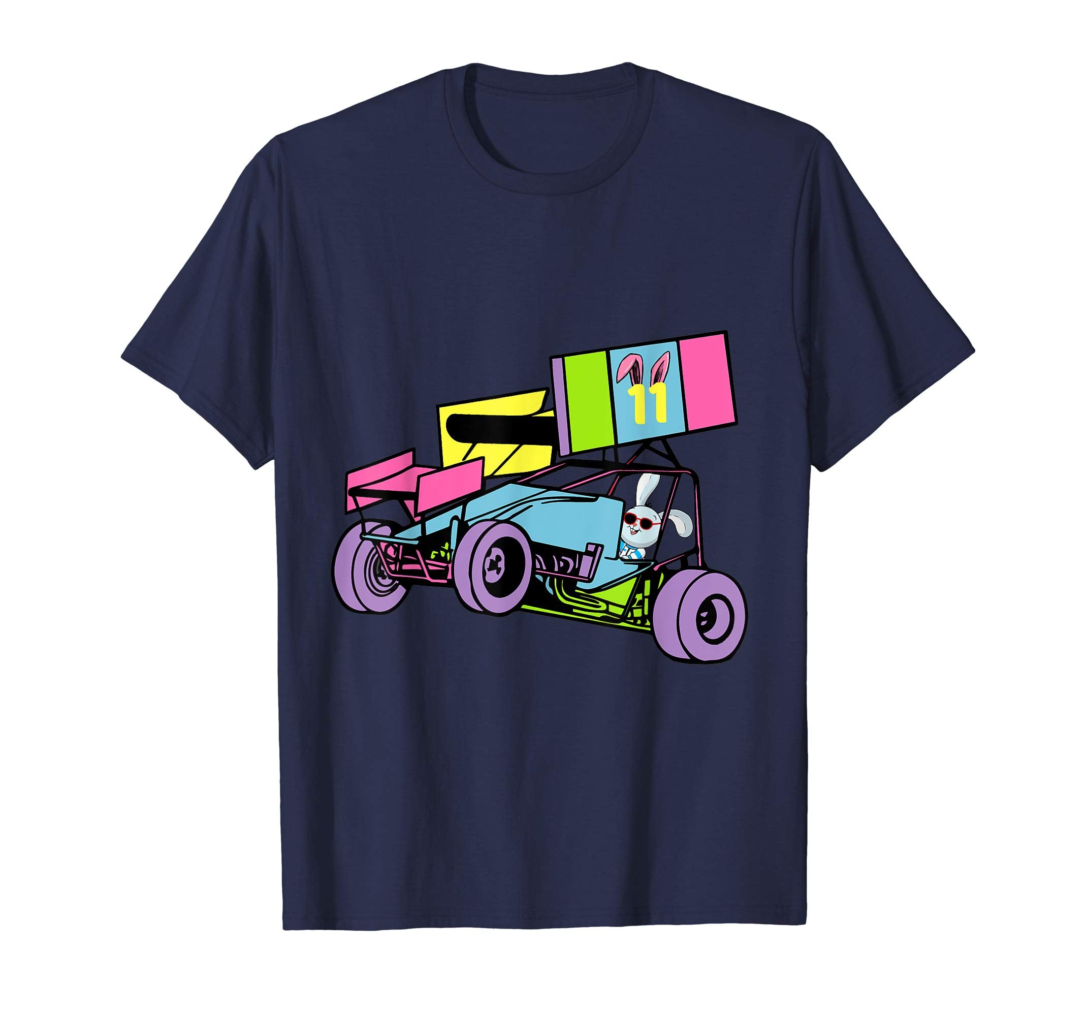 Easter Shirt Toddler Boys Girls Sprint Car Racing Gift Bunny
