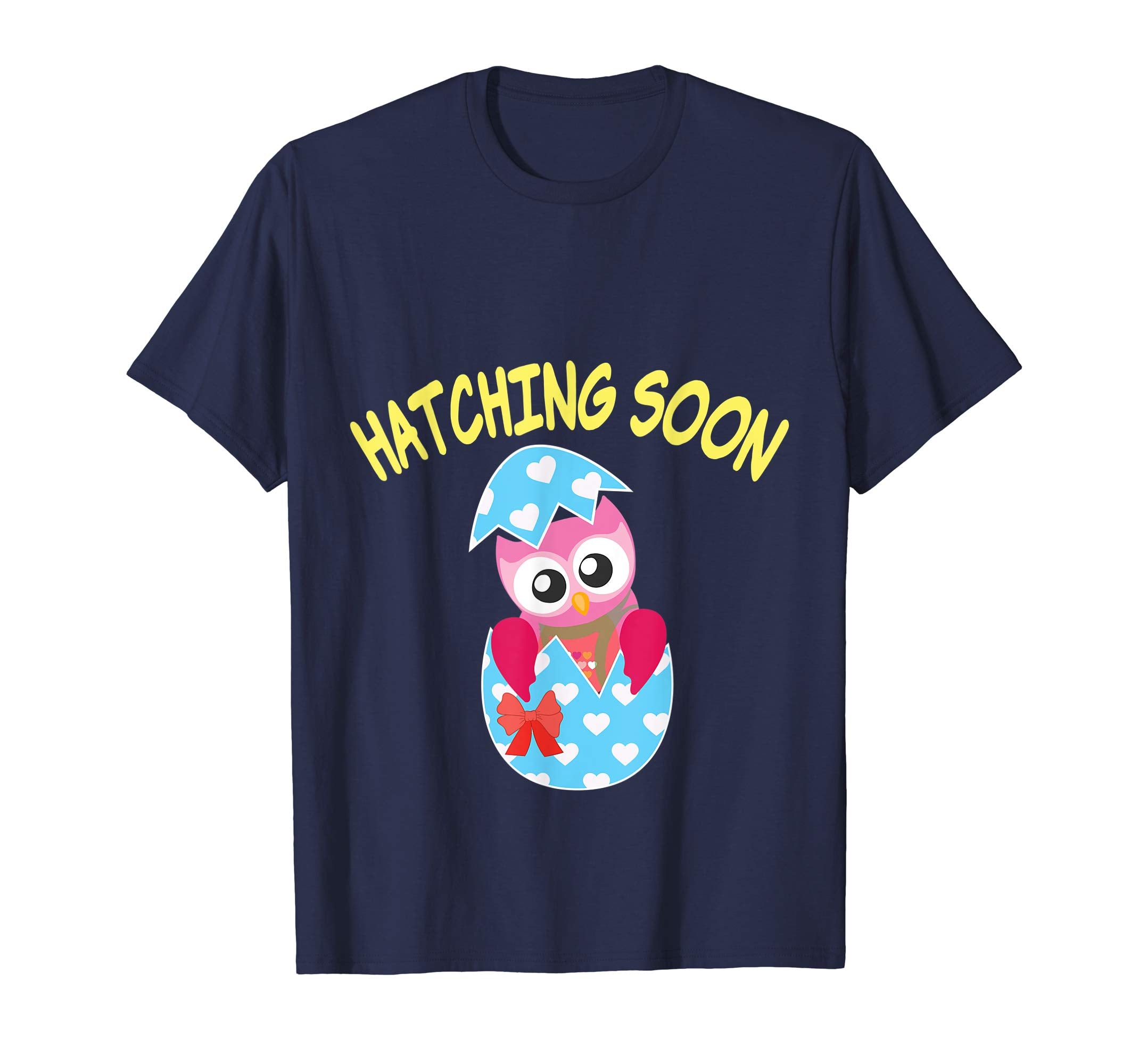 Easter Owl Hatching Soon T-Shirt Pregnancy Announcement Love