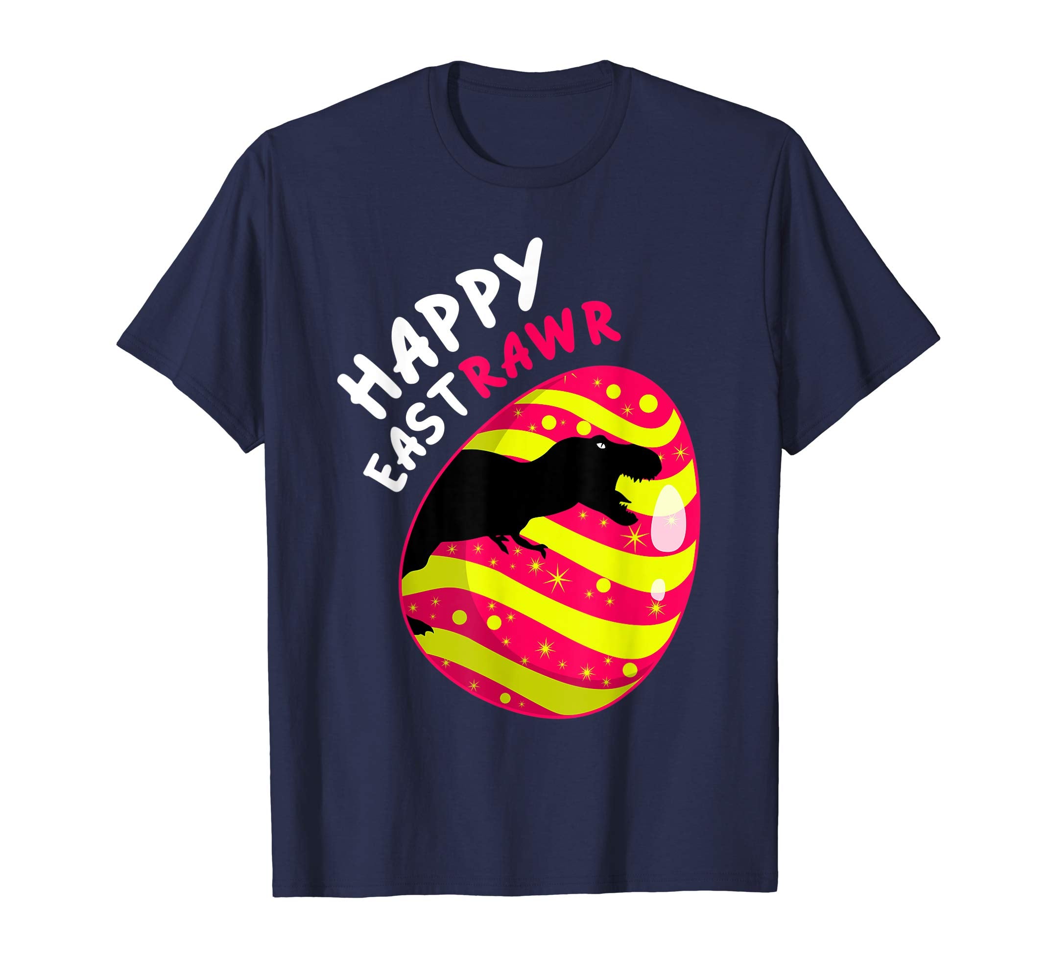 Funny Happy Eastrawr TShirt Kids T Rex Dinosaur Easter Shirt