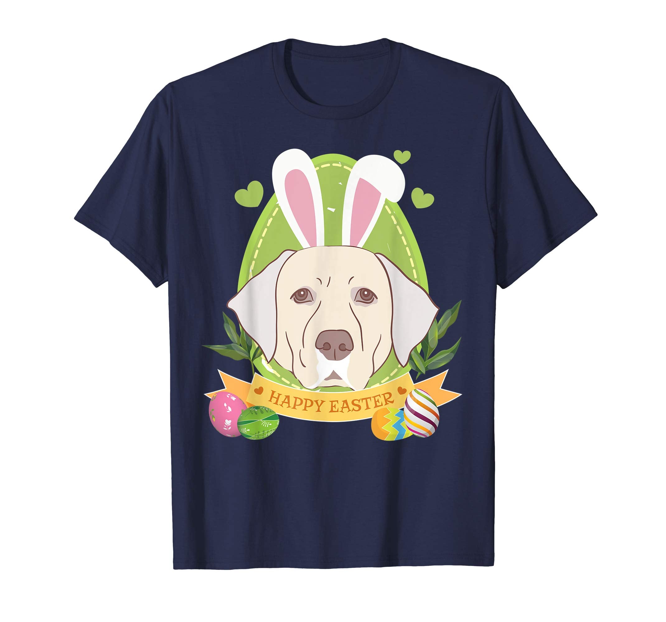 Bunny Labrador Retriever Dog Easter Day Lovers T-Shirt Egg