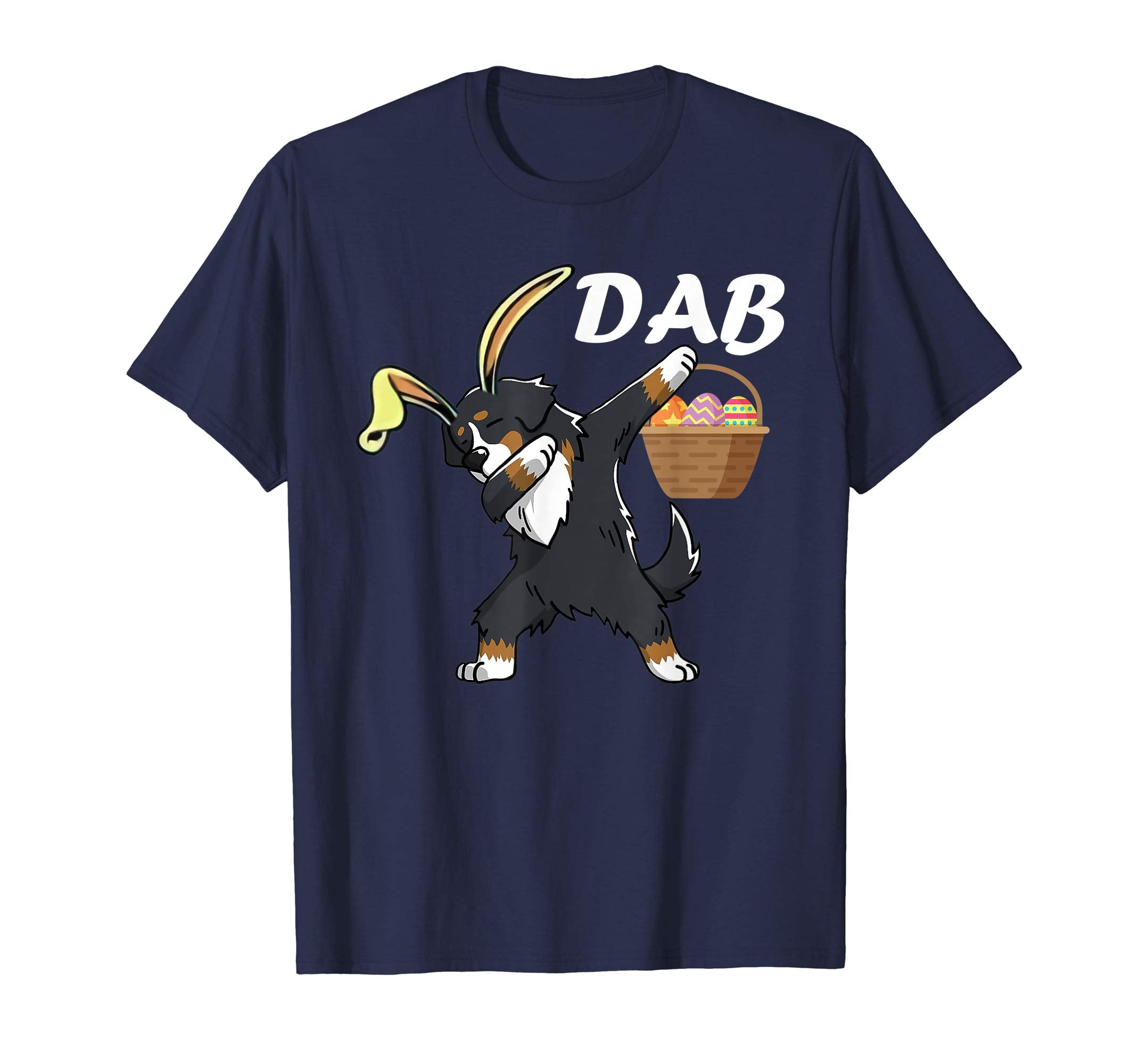 dog mittelschnauzer dabbing easter egg shirt